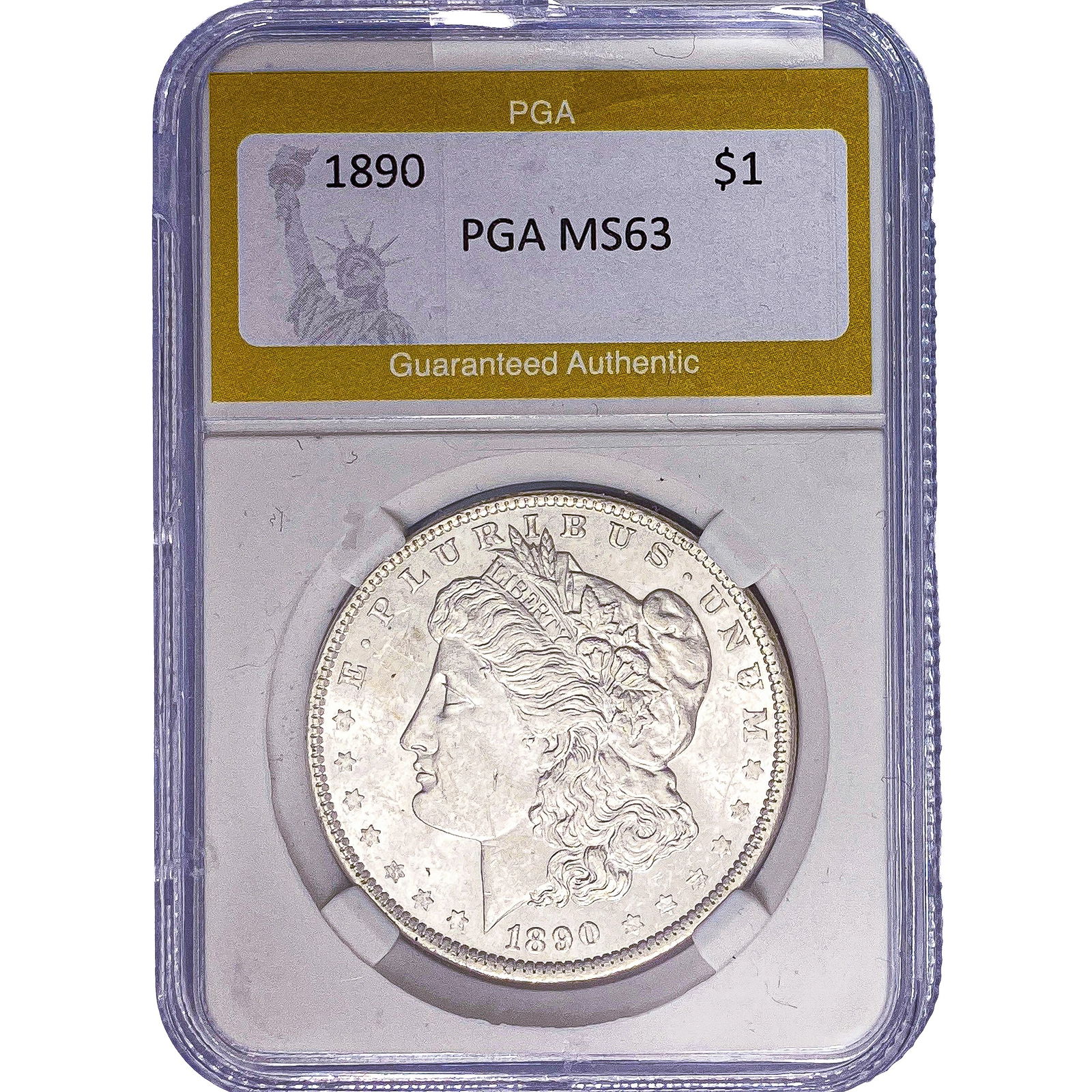 1890 Morgan Silver Dollar PGA MS63 (1 of 2)