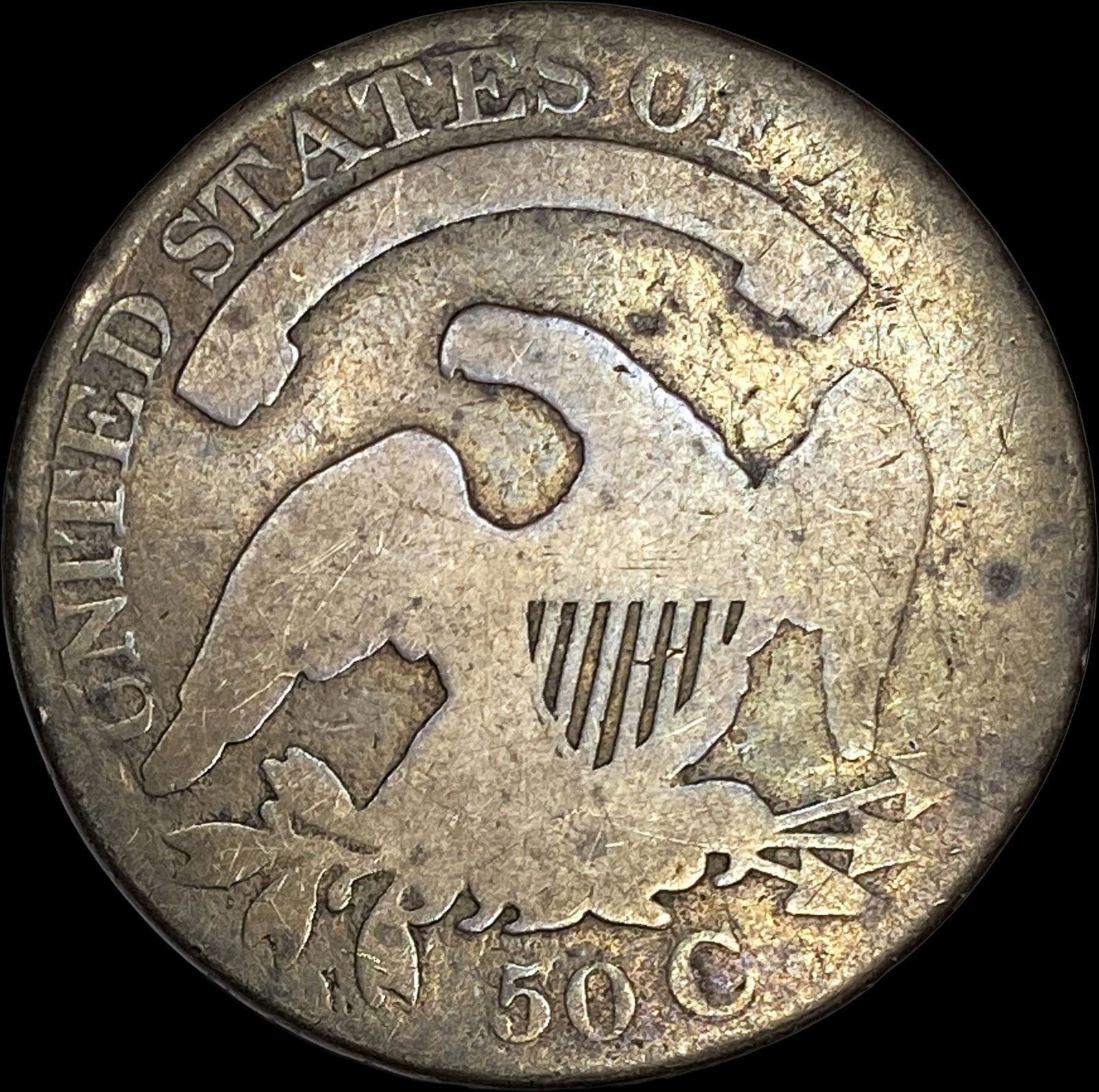 1826 Capped Bust Half Dollar NICELY CIRCULATED - 2