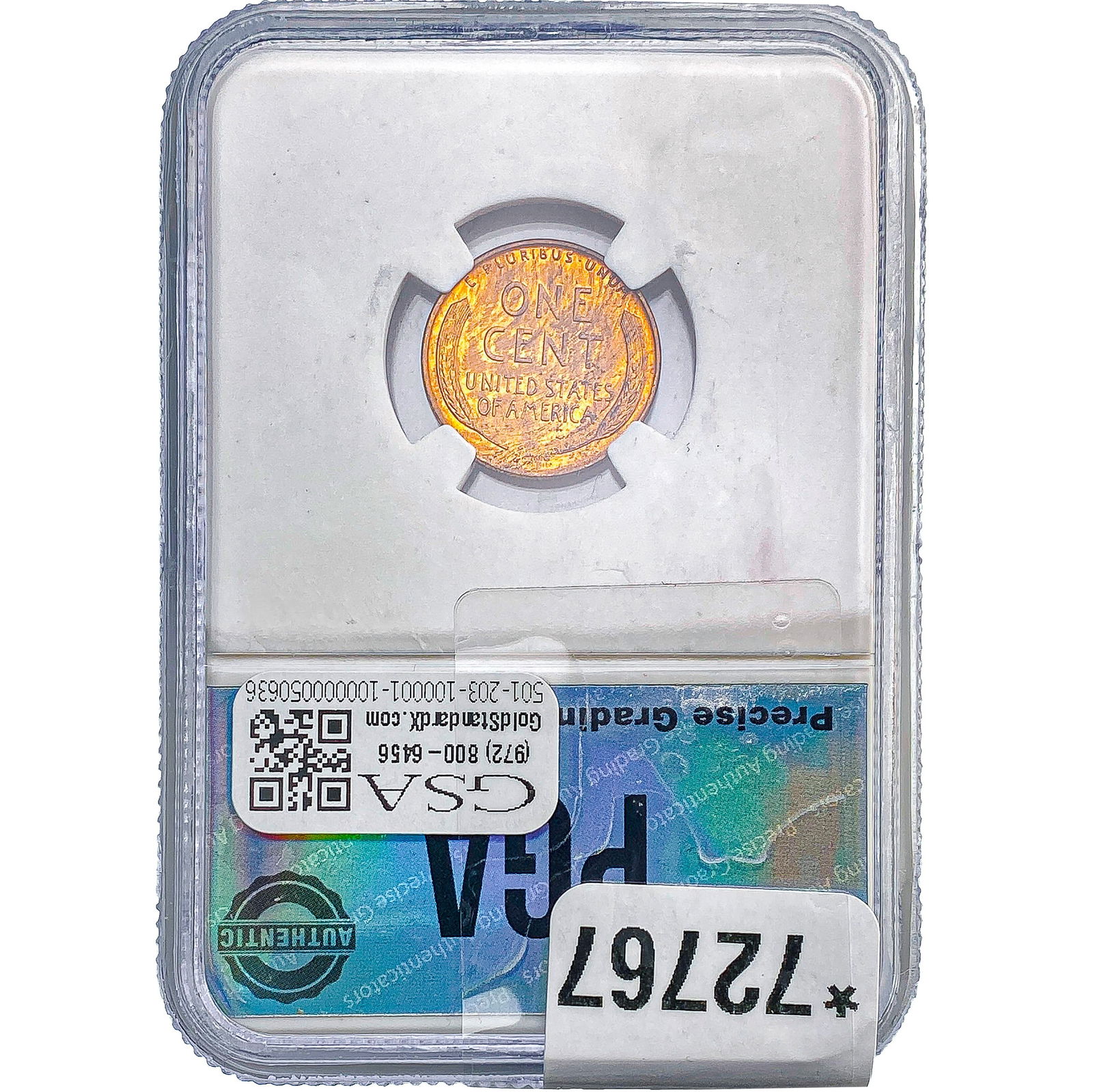 1952-D Wheat Cent PGA MS66 RD - 2