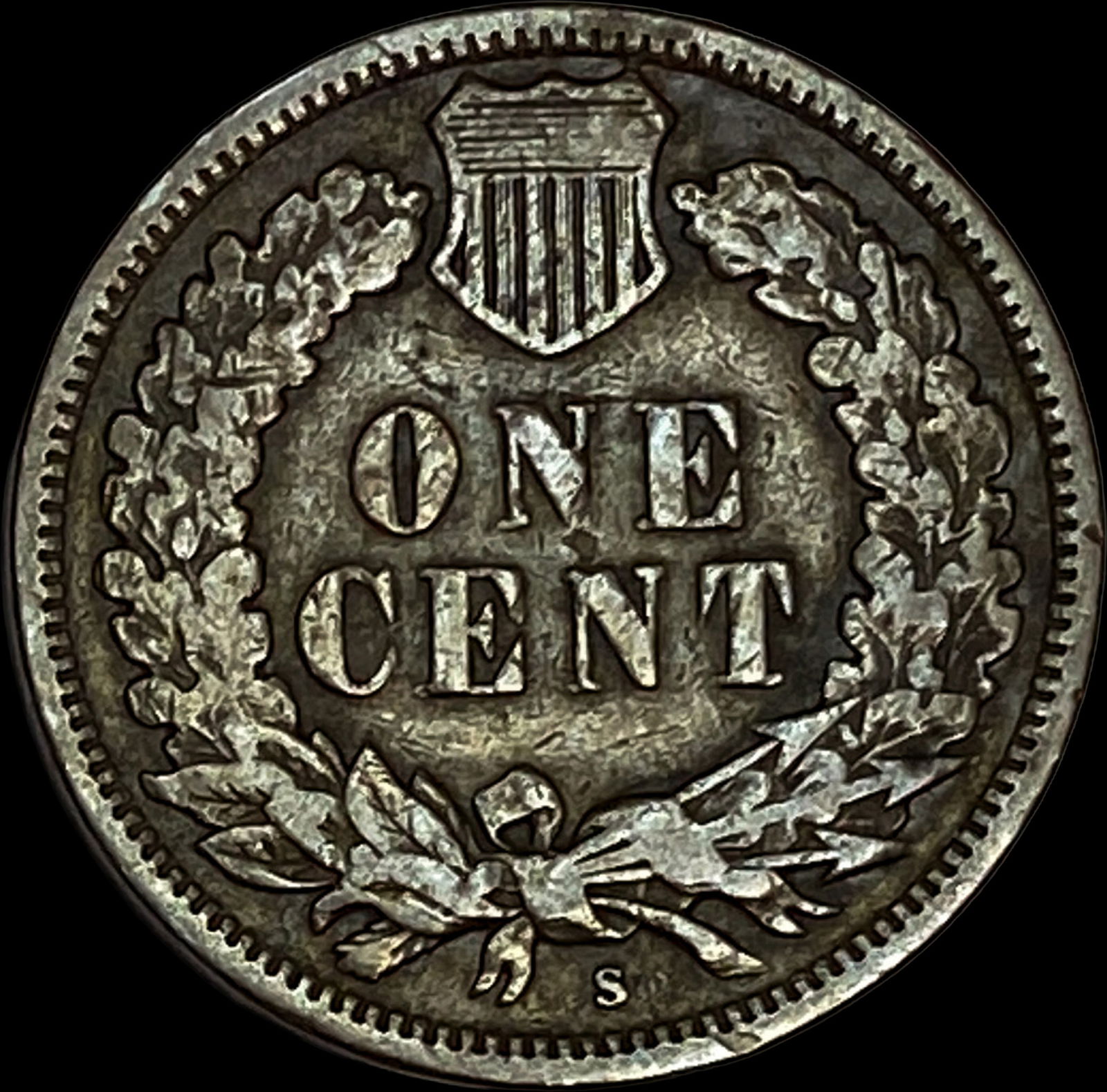 1908-S Indian Head Cent LIGHTLY CIRCULATED - 2
