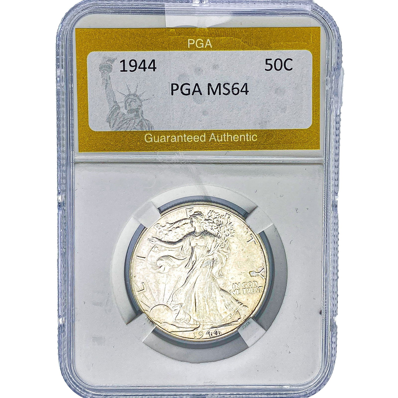 1944 Walking Liberty Half Dollar PGA MS64: 1944 Walking Liberty Half Dollar PGA MS64