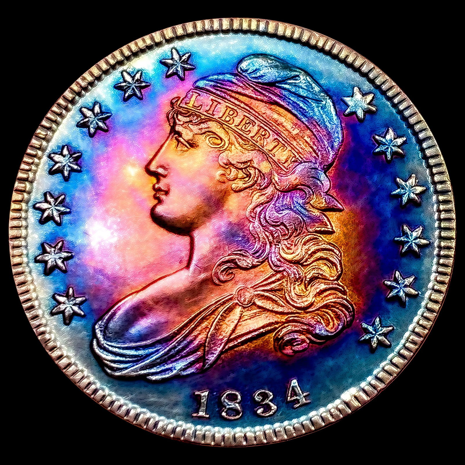 1834 Capped Bust Half Dollar: 1834 Capped Bust Half Dollar