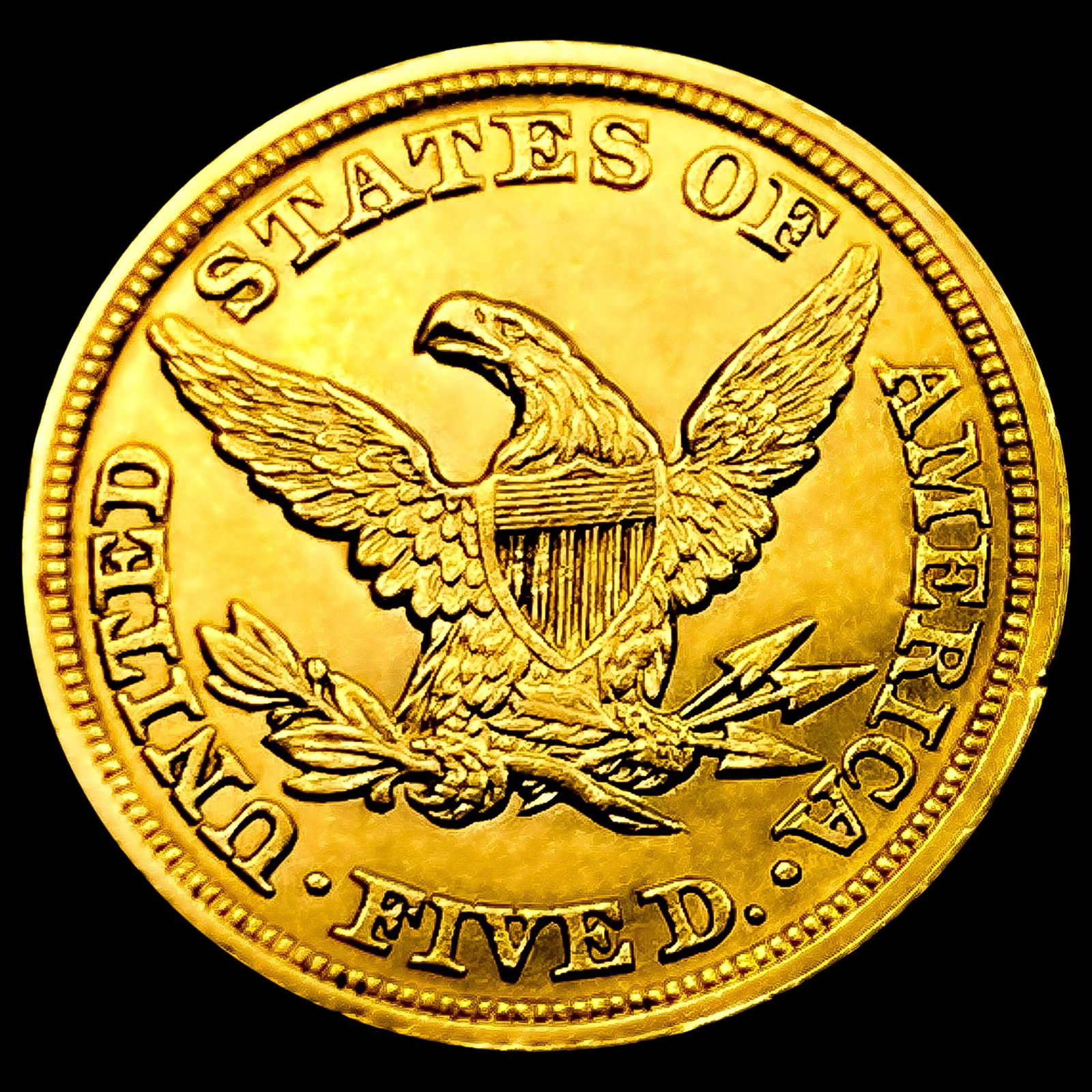 1848 $5 Gold Half Eagle - 2