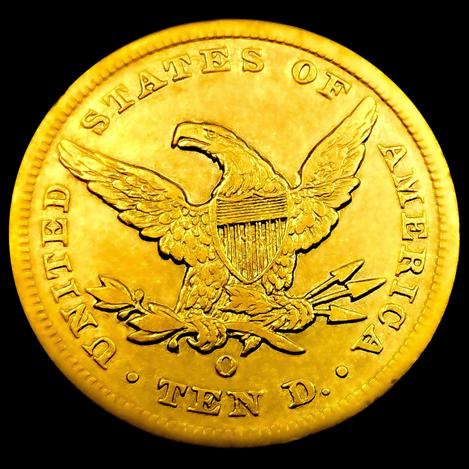 1859-O $10 Gold Eagle - 2
