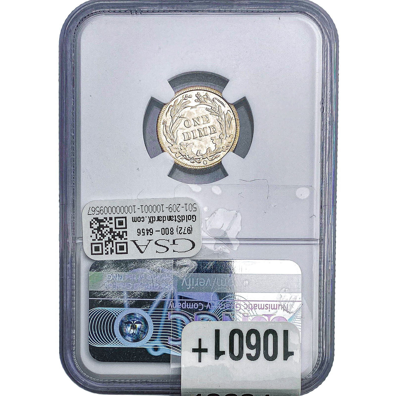 1908-O Barber Dime NGC MS64 - 2