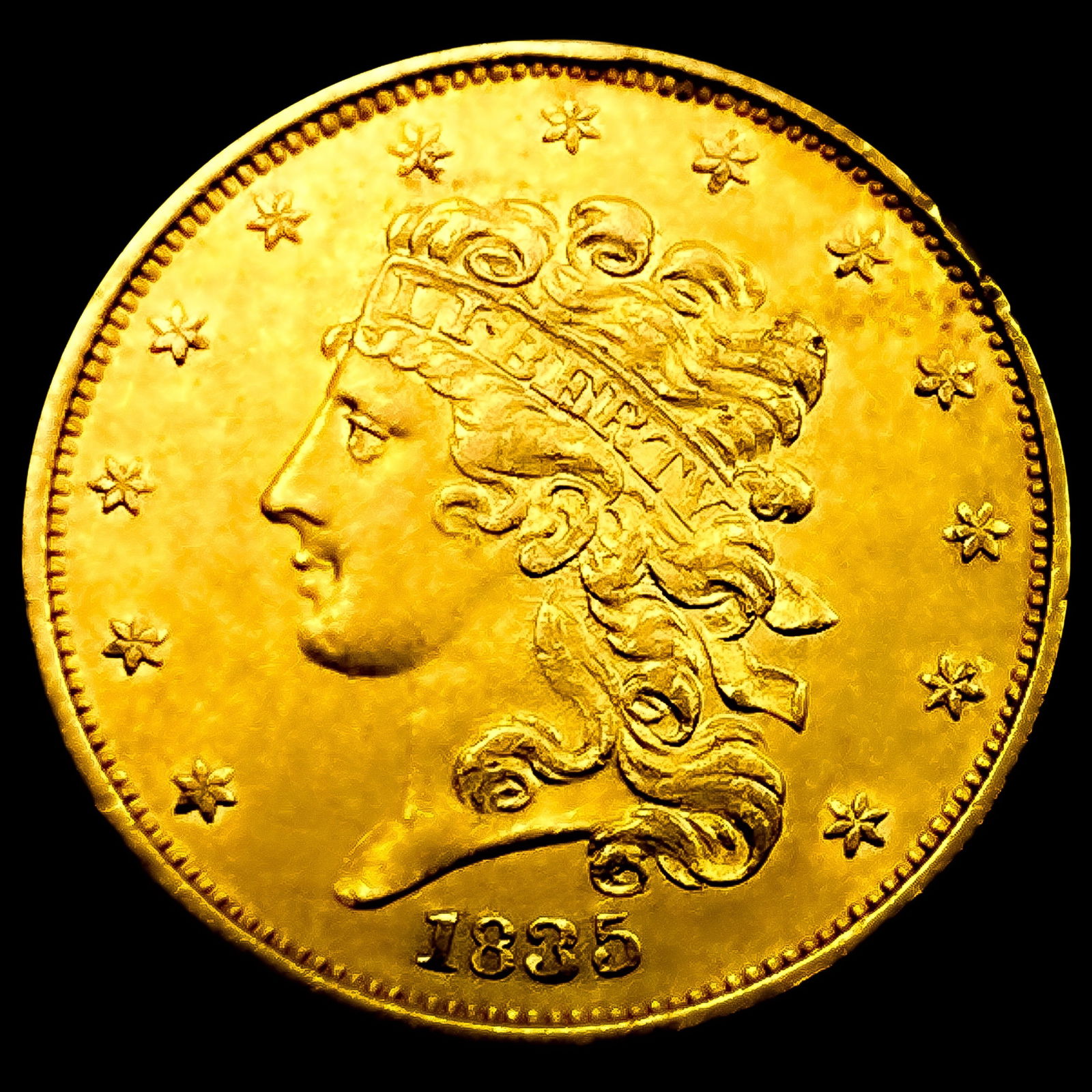 1835 $5 Gold Half Eagle: 1835 $5 Gold Half Eagle