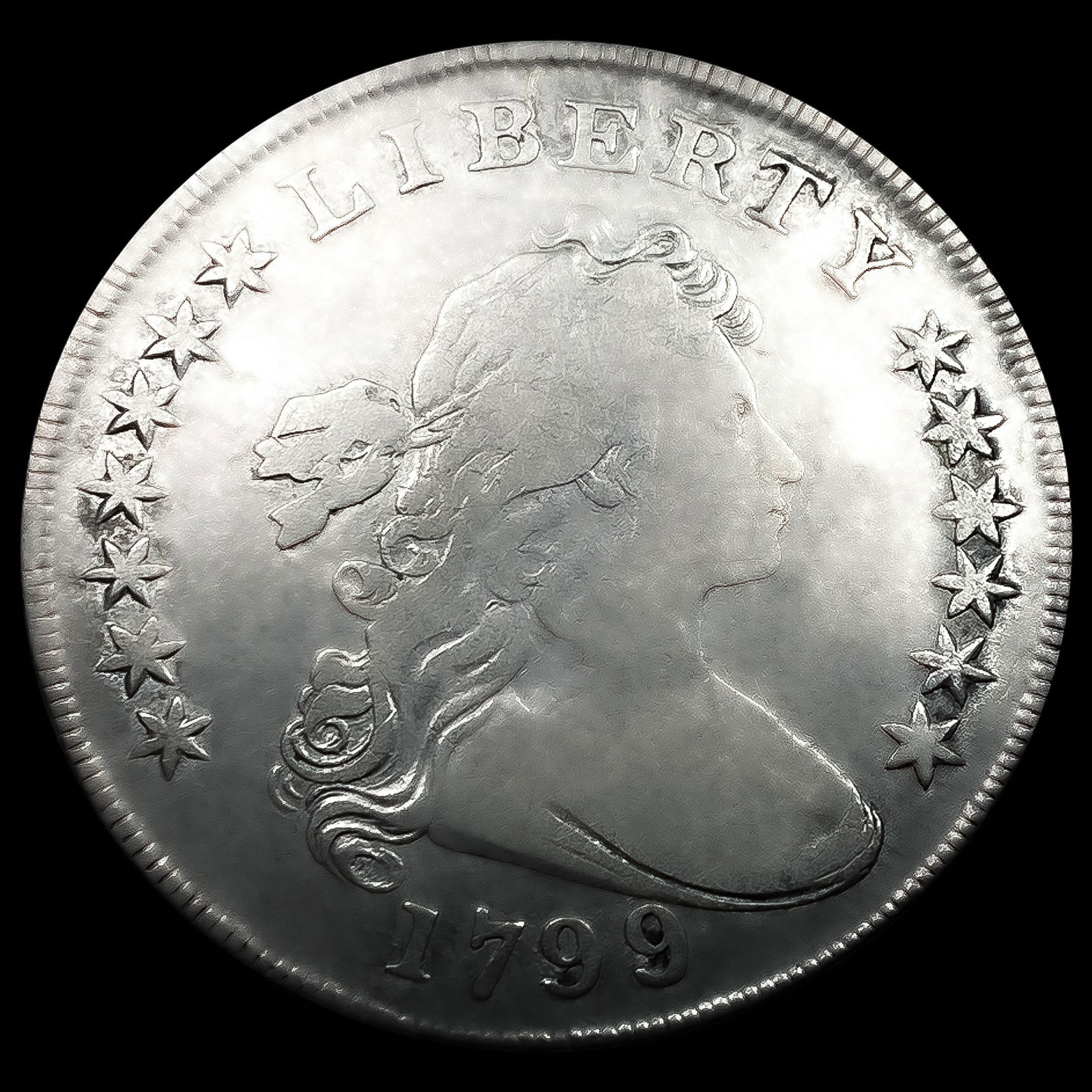 1799/8 13 Star Rev Draped Bust Dollar: 1799/8 13 Star Rev Draped Bust Dollar