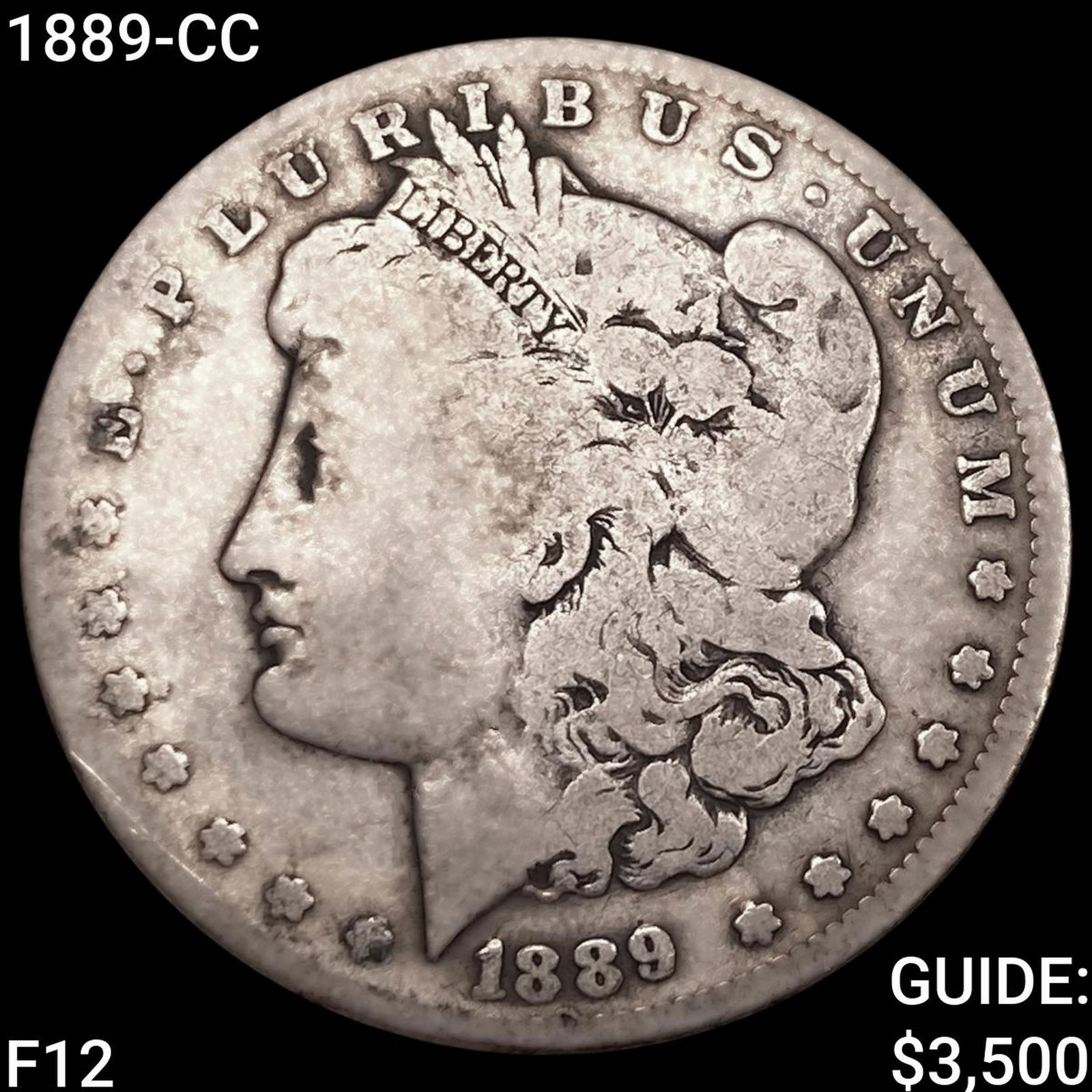 1889-CC Morgan Silver Dollar NICELY CIRCULATED: 1889-CC Morgan Silver Dollar NICELY CIRCULATED