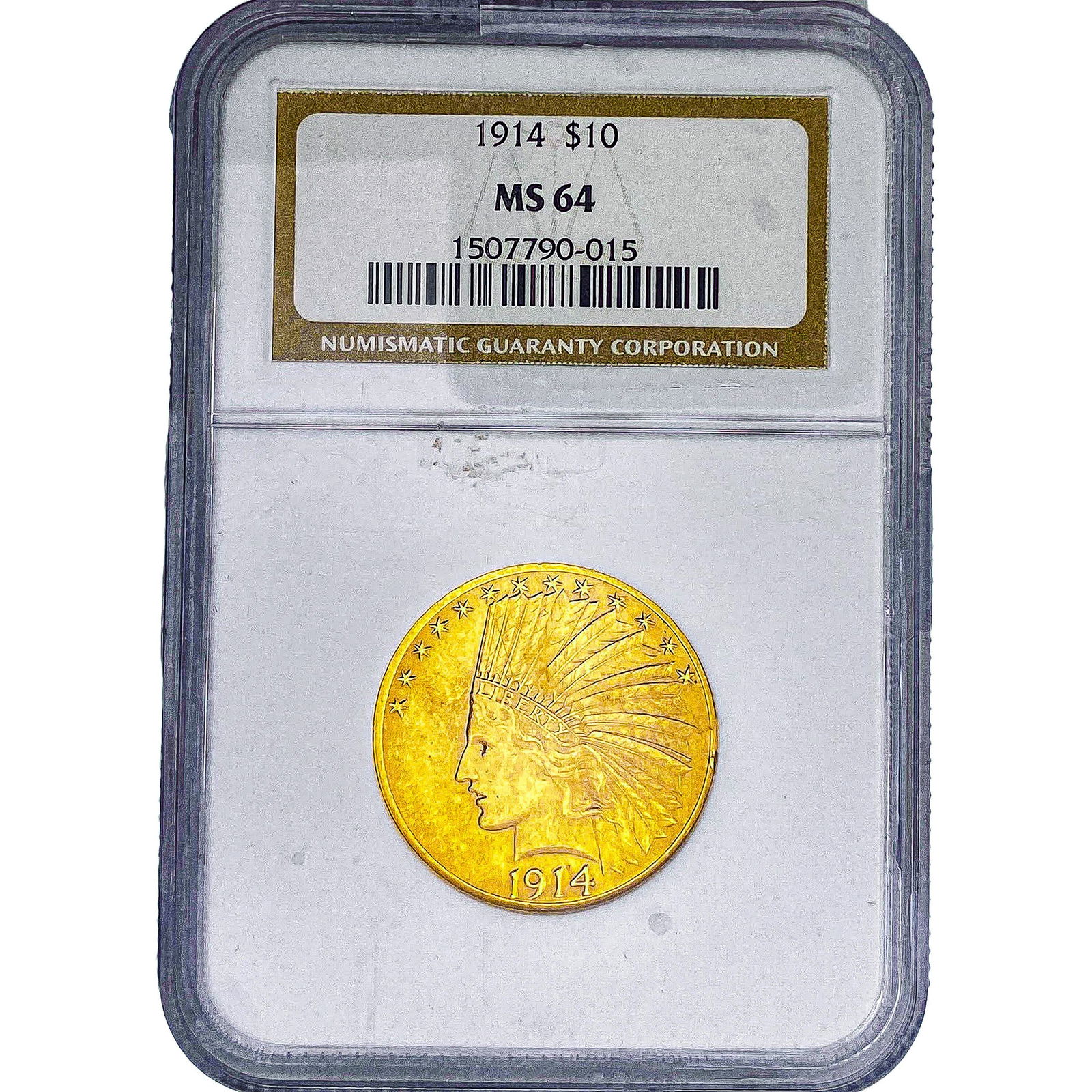 1914 $10 Gold Eagle NGC MS64 (1 of 2)