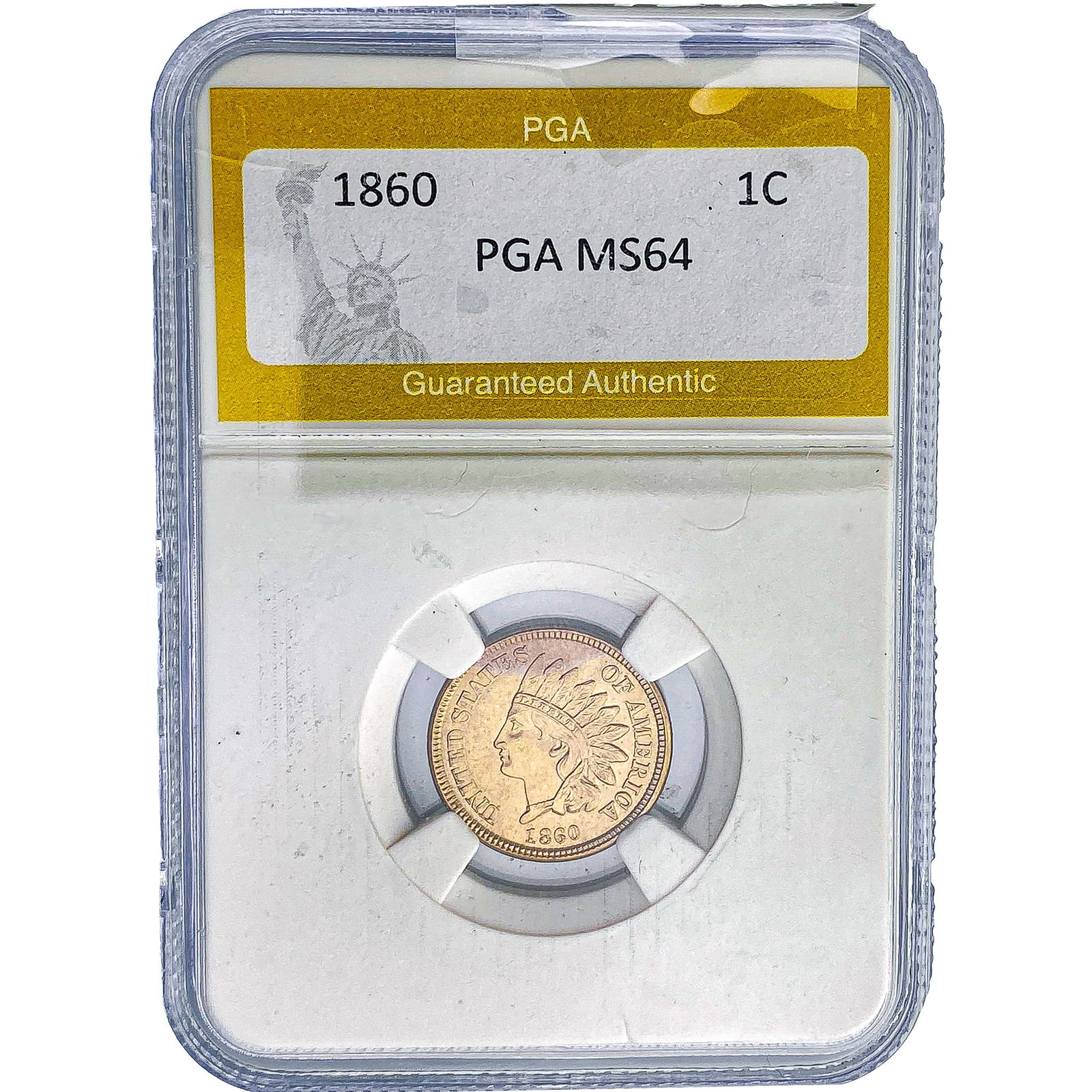 1860 Indian Head Cent PGA MS64 (1 of 2)
