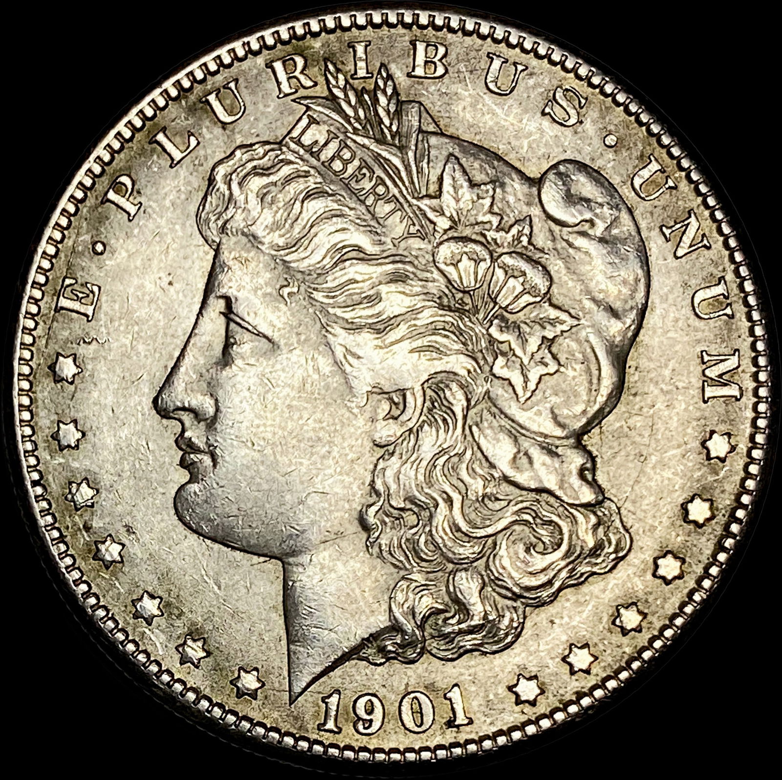 1901-S Silver Morgan Dollar CLOSELY UNCIRCULATED (1 of 2)