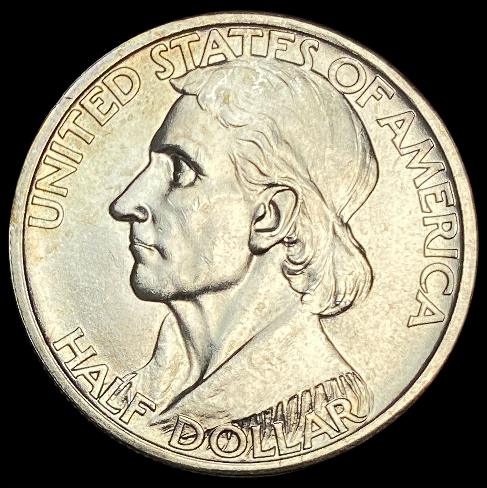 1935-S Silver Boone Half Dollar CHOICE BU (1 of 2)