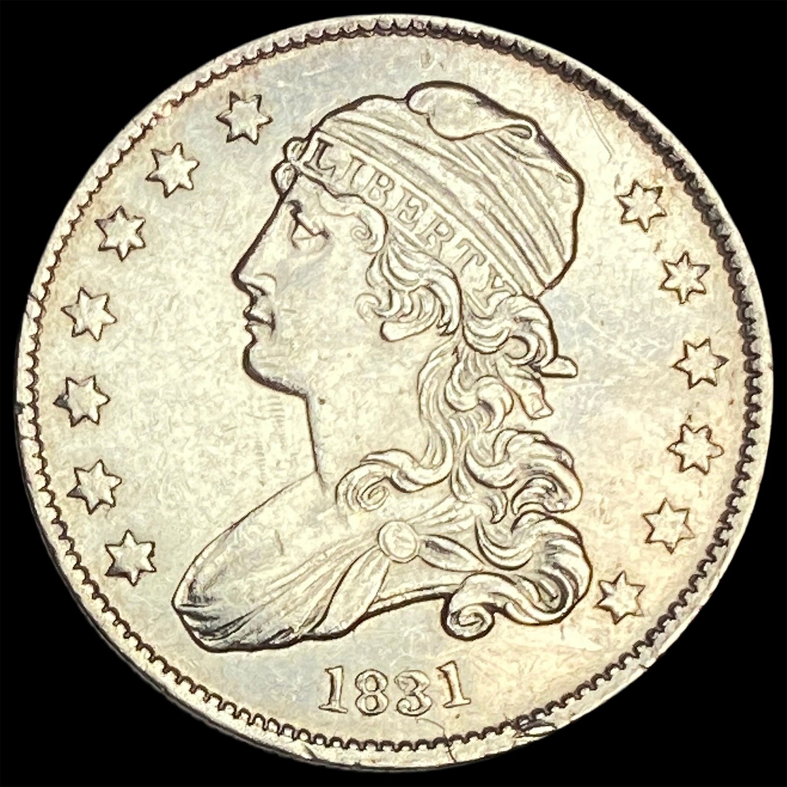 1831 Capped Bust Quarter CHOICE AU: 1831 Capped Bust Quarter CHOICE AU