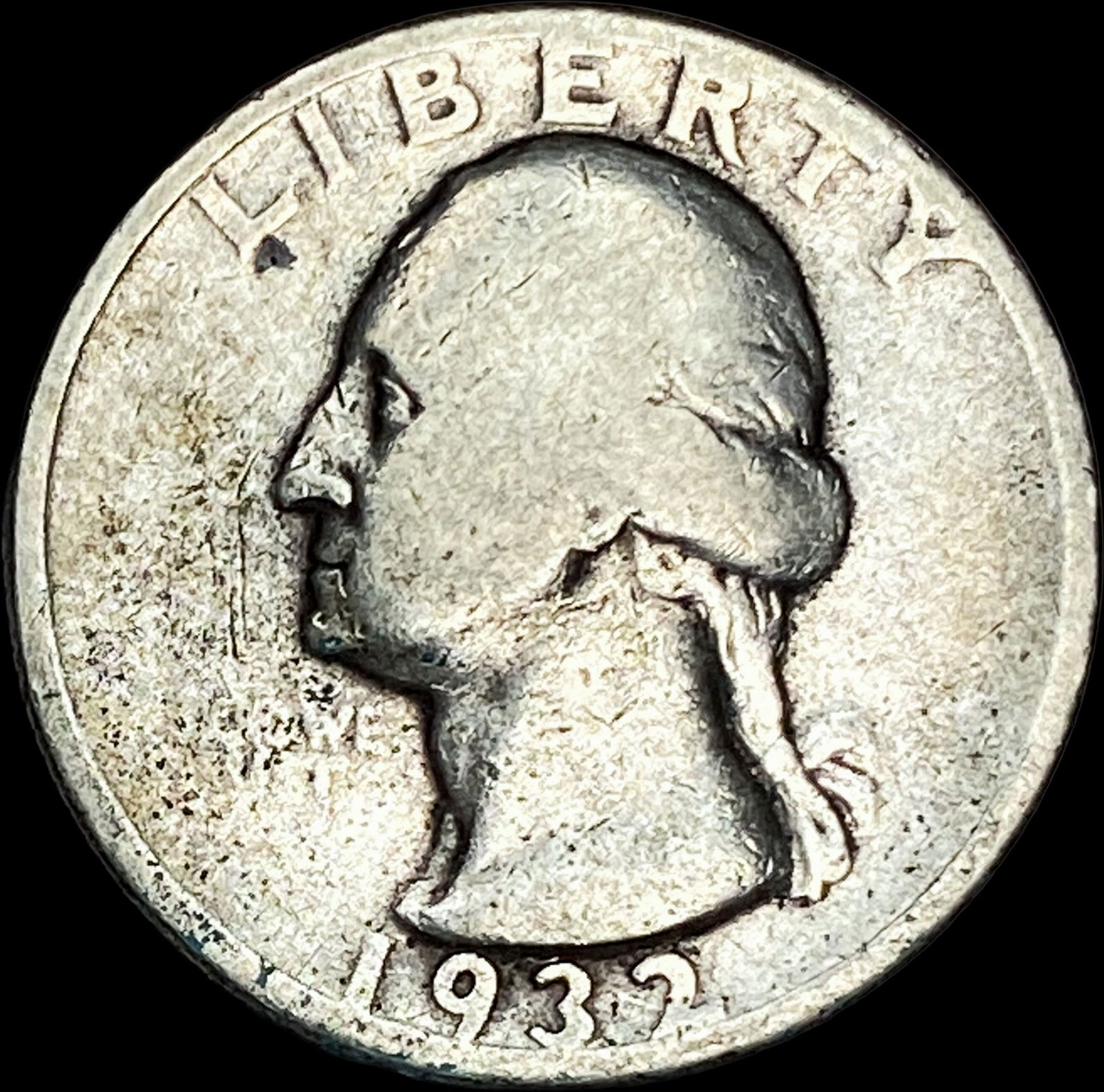 1932 Silver Washington Quarter NICELY CIRCULATED (1 of 2)