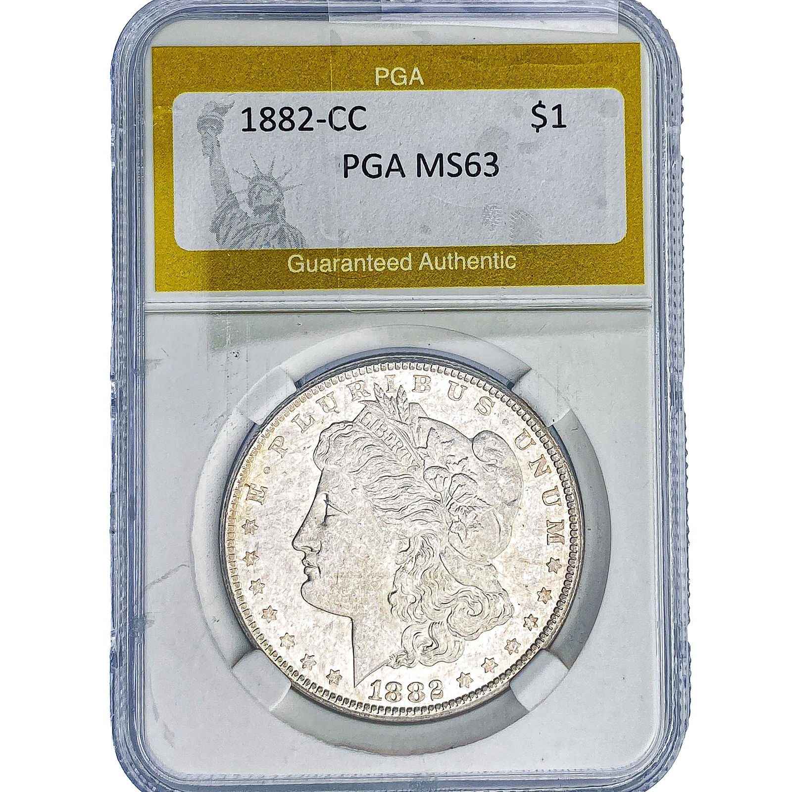 1882-CC Morgan Silver Dollar PGA MS63 (1 of 2)
