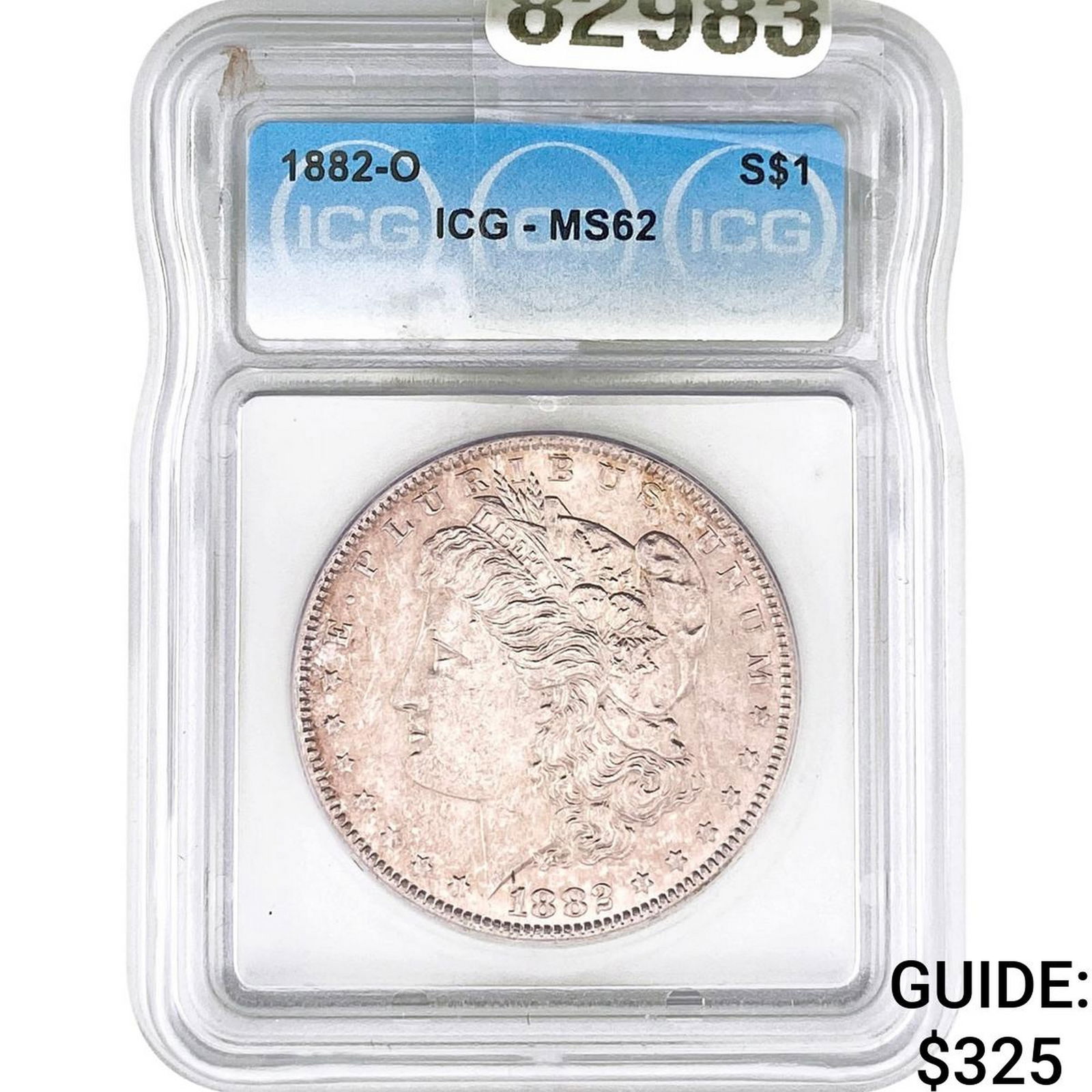1882-O Morgan Silver Dollar ICG MS62 (1 of 2)