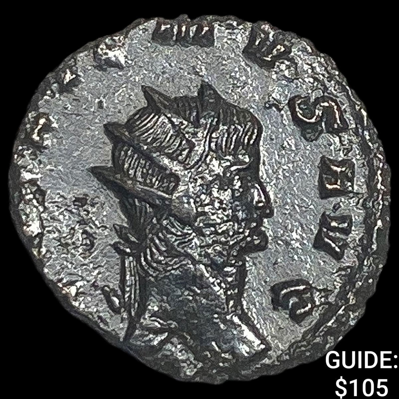 Roman Gallienus 253-268 AD BI Dbl Denarius CHOICE AU (1 of 2)