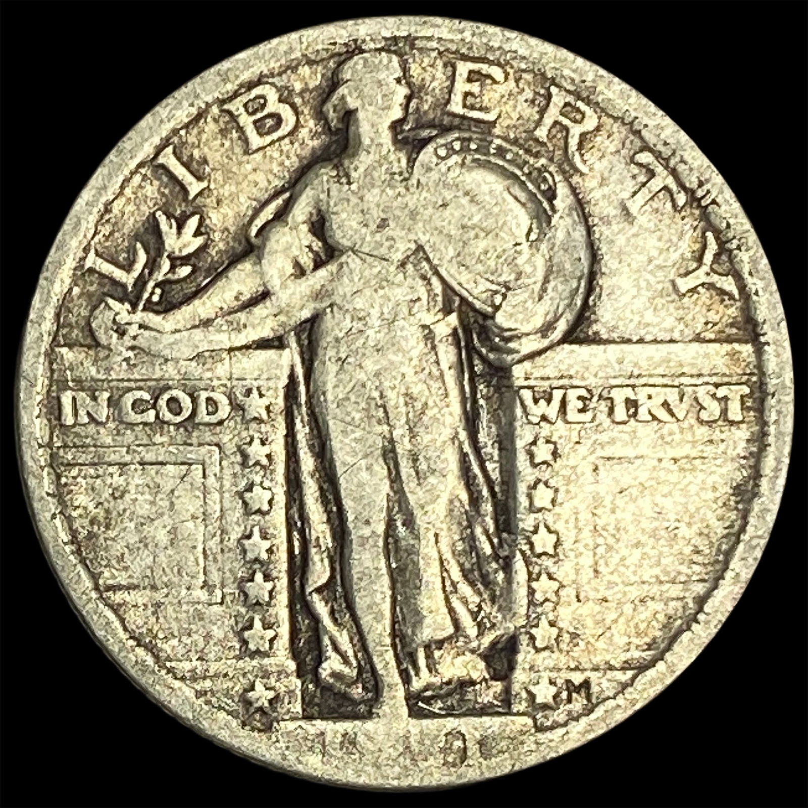 1921 Standing Liberty Quarter LIGHTLY CIRCULATED (1 of 2)