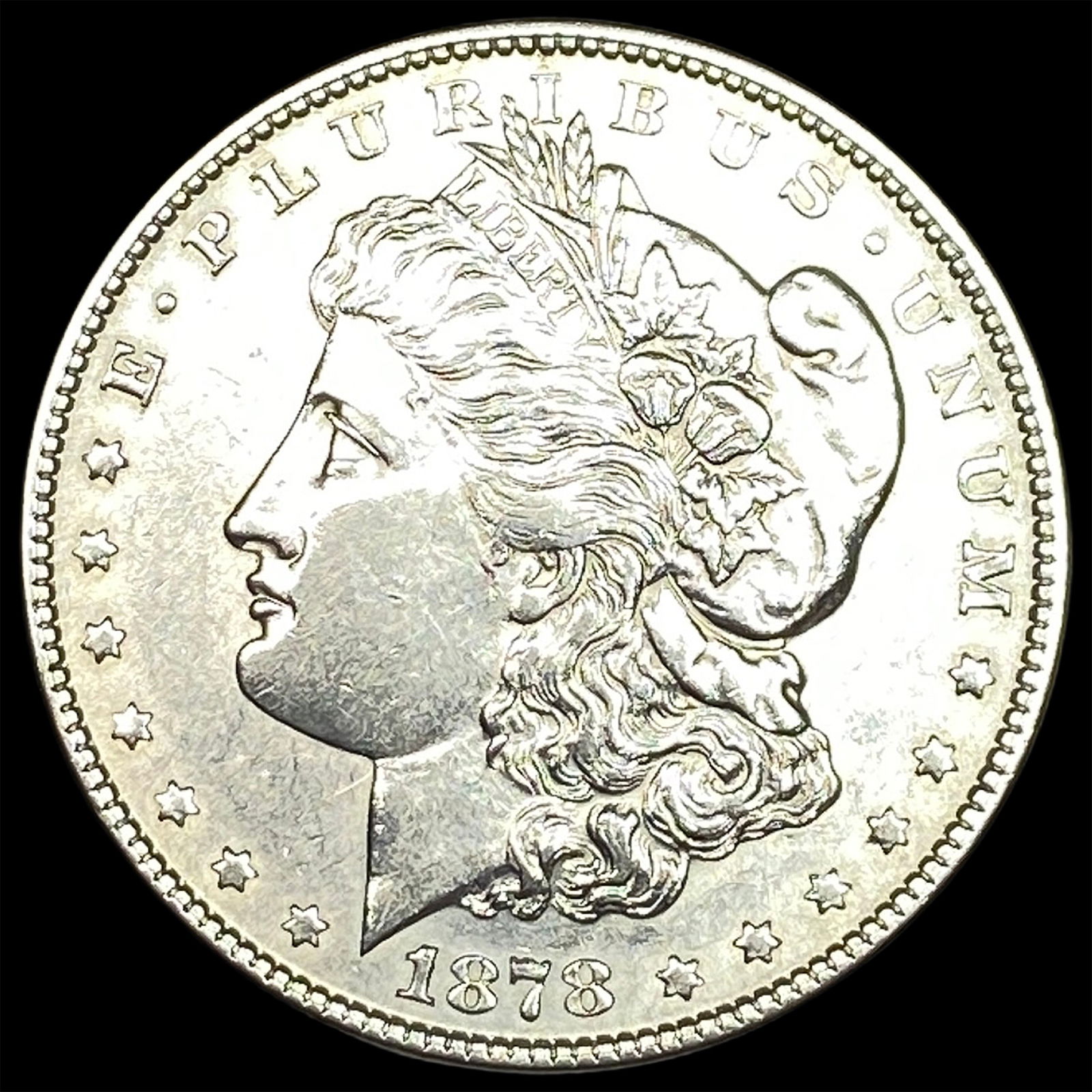 1878 Rev 79 Silver Morgan Dollar CLOSELY UNCIRCULATED: 1878 Rev 79 Silver Morgan Dollar CLOSELY UNCIRCULATED