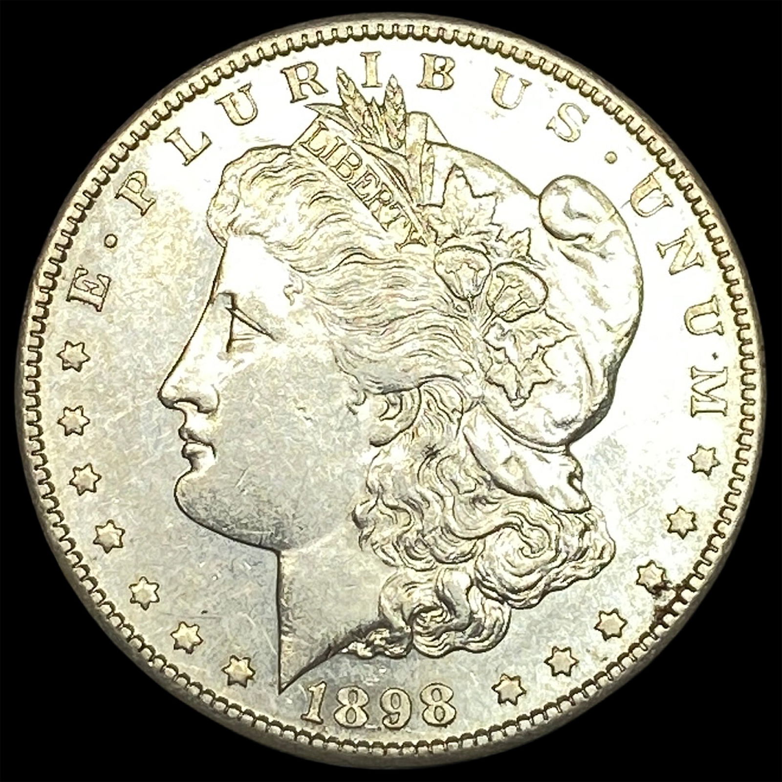 1898-S Silver Morgan Dollar CLOSELY UNCIRCULATED: 1898-S Silver Morgan Dollar CLOSELY UNCIRCULATED