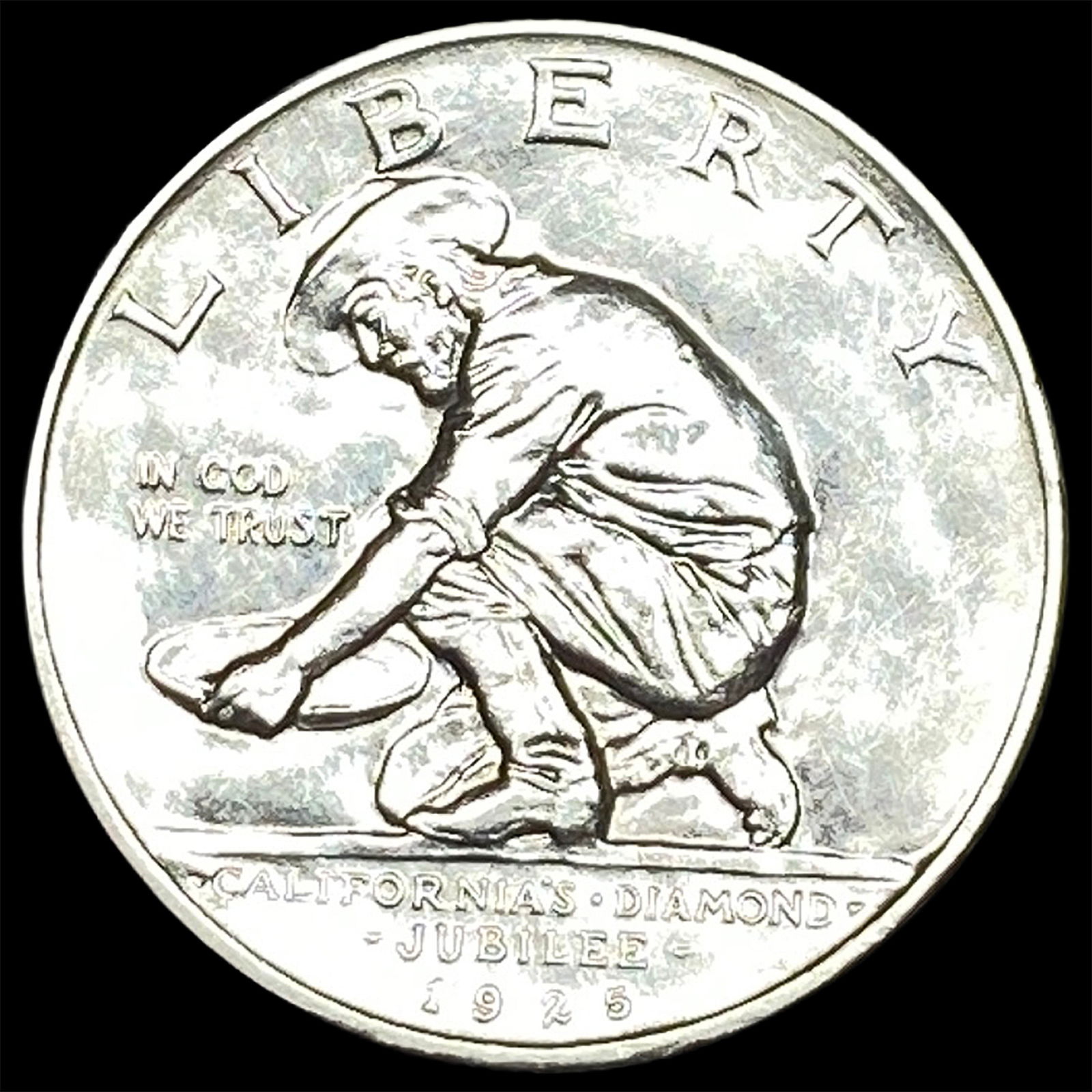 1925-S Silver California Jubilee Half Dollar UNCIRCULATED (1 of 2)
