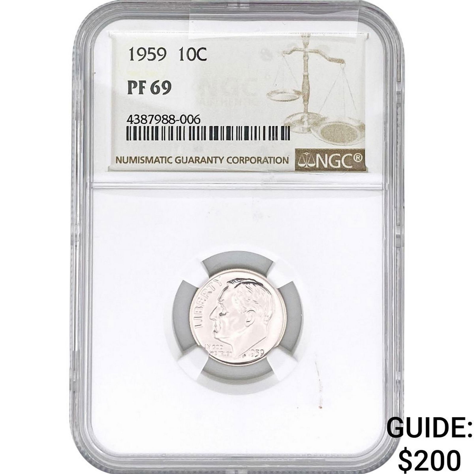 1959 Roosevelt Dime NGC PF69 (1 of 2)