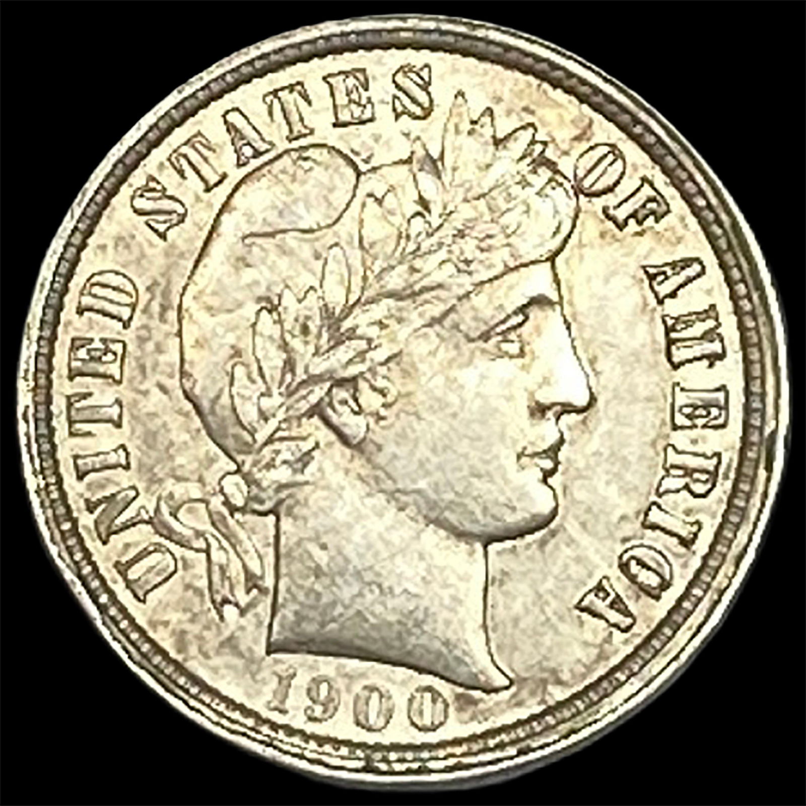 1900-O Silver Barber Dime CHOICE AU (1 of 2)