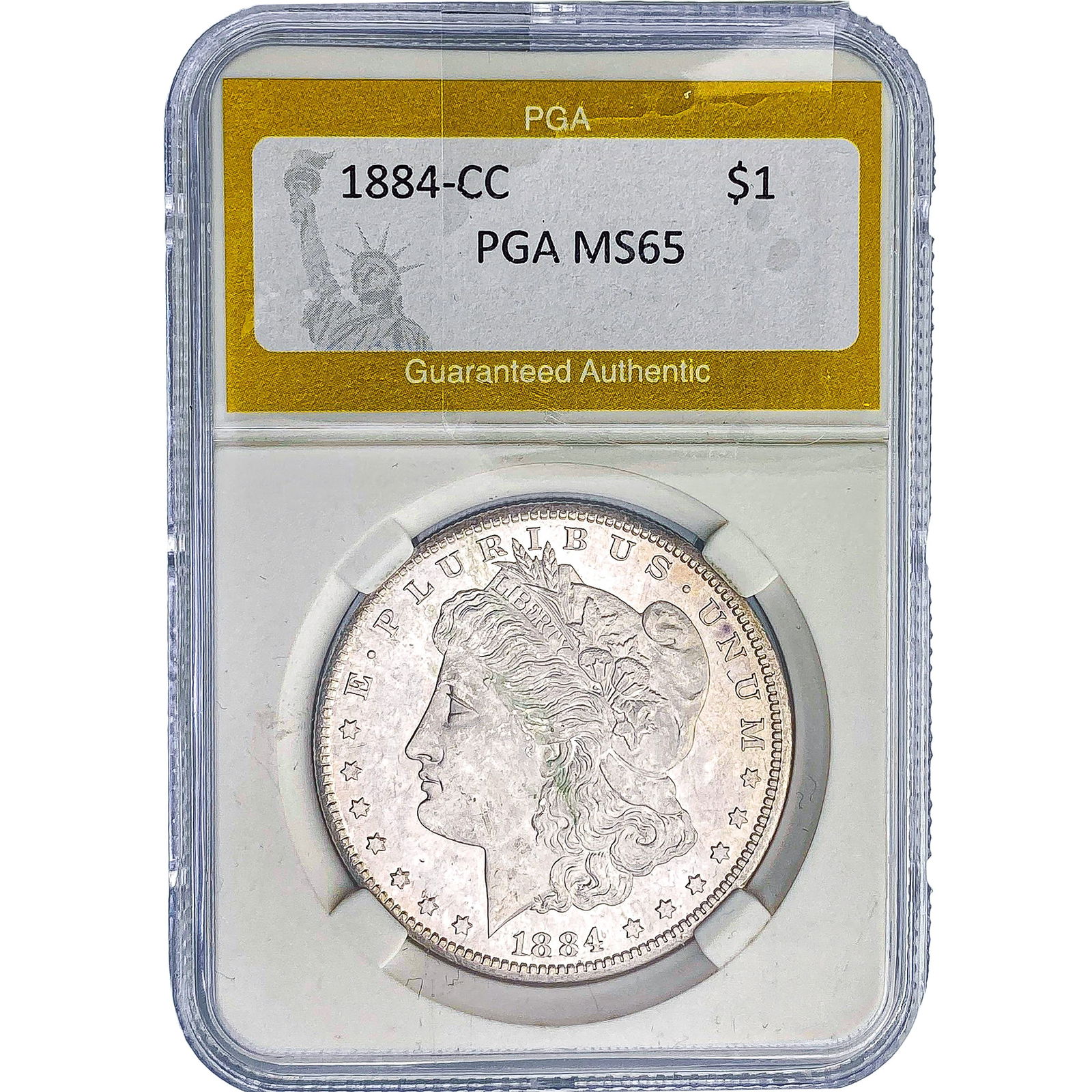 1884-CC Morgan Silver Dollar PGA MS65 (1 of 2)
