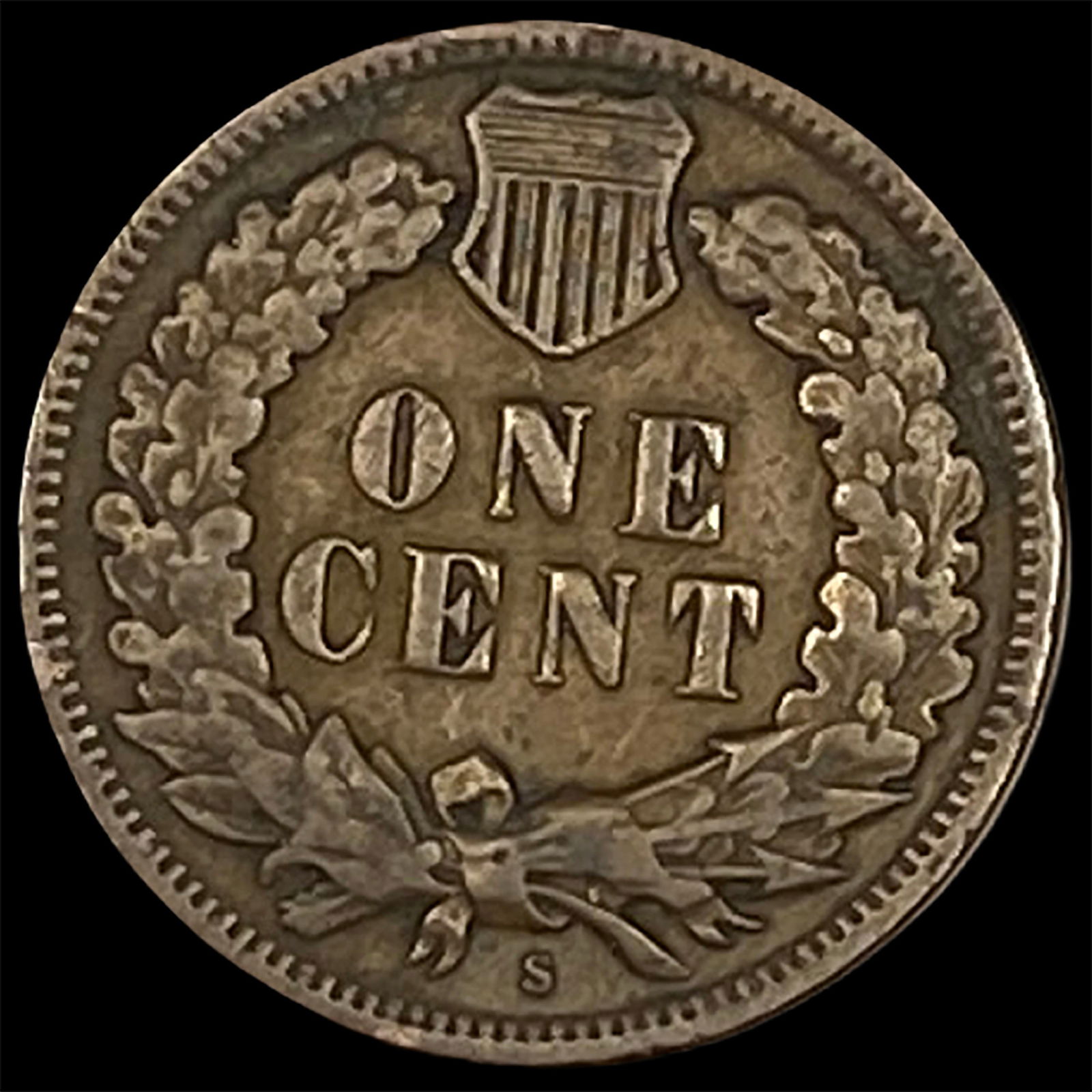 1908-S Indian Head Cent LIGHTLY CIRCULATED - 2