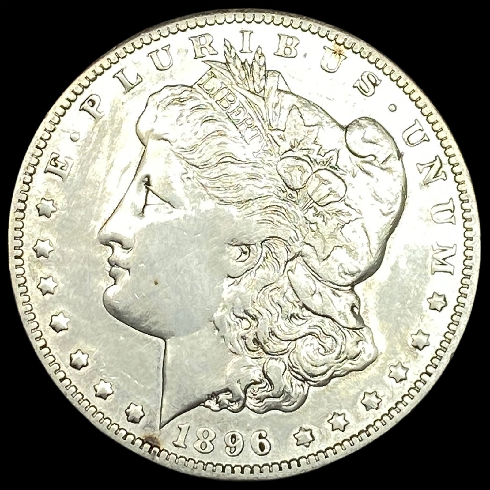 1896-S Silver Morgan Dollar NEARLY UNCIRCULATED (1 of 2)