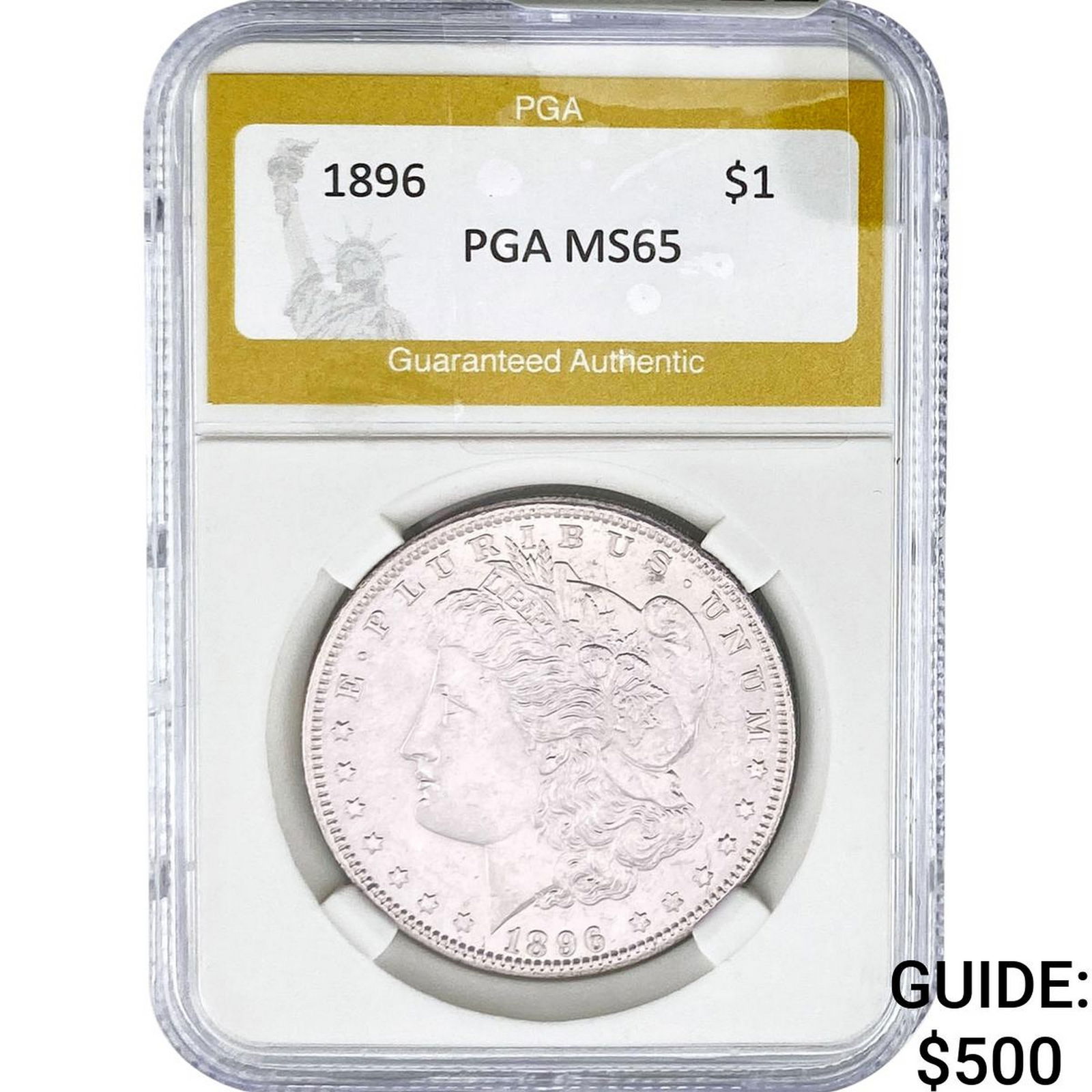 1896 Morgan Silver Dollar PGA MS65 (1 of 2)