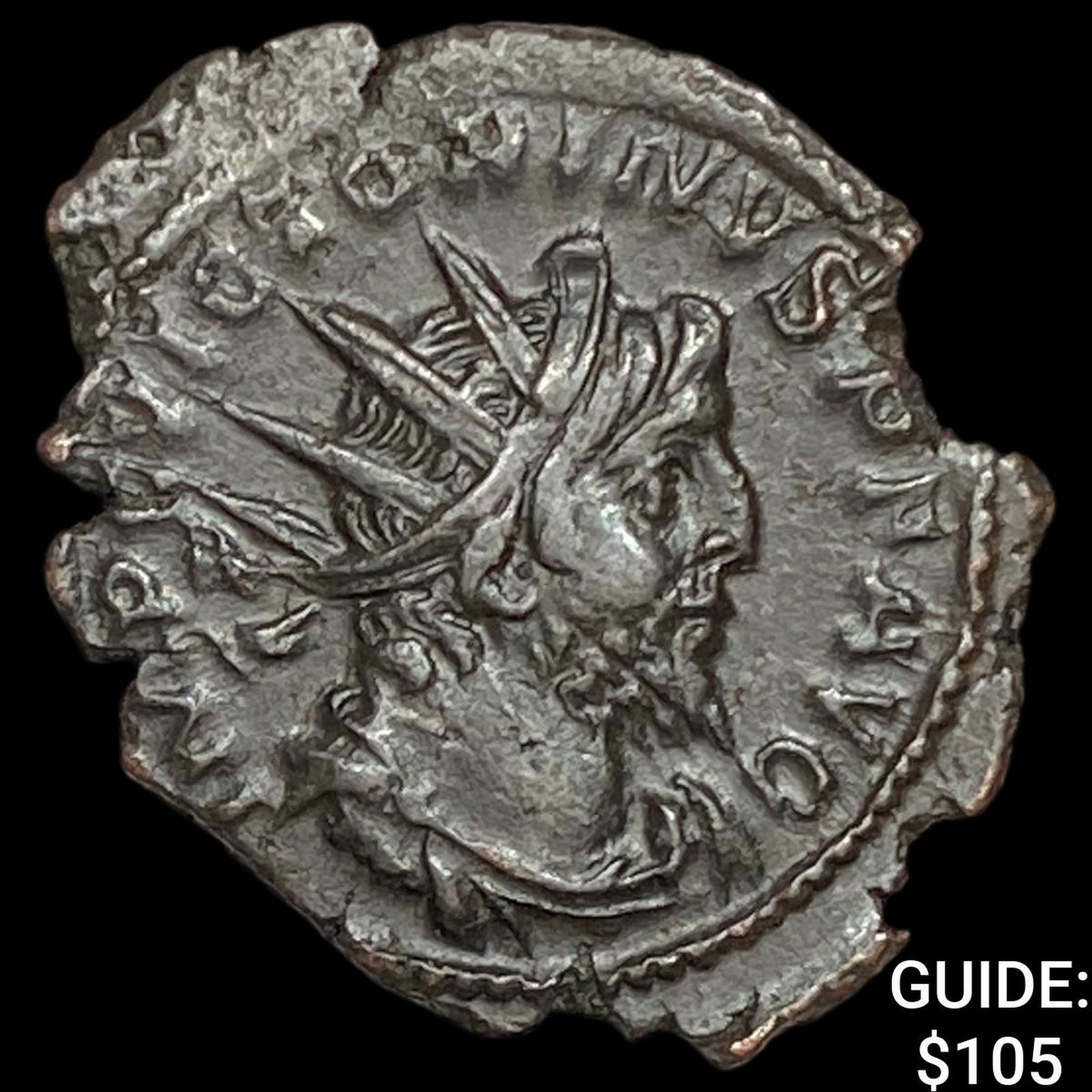 Romano-Gallic Victorinus 269-271 BI Dbl Denarius CHOICE AU: Romano-Gallic Victorinus 269-271 BI Dbl Denarius CHOICE AU