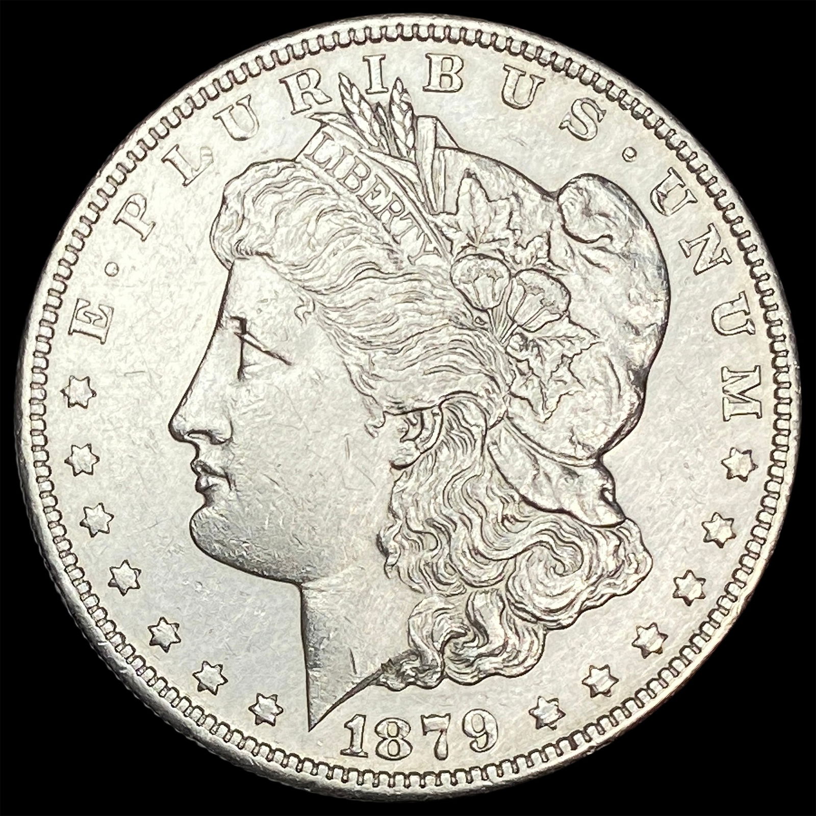 1879-S Silver Morgan Dollar CLOSELY UNCIRCULATED: 1879-S Silver Morgan Dollar CLOSELY UNCIRCULATED