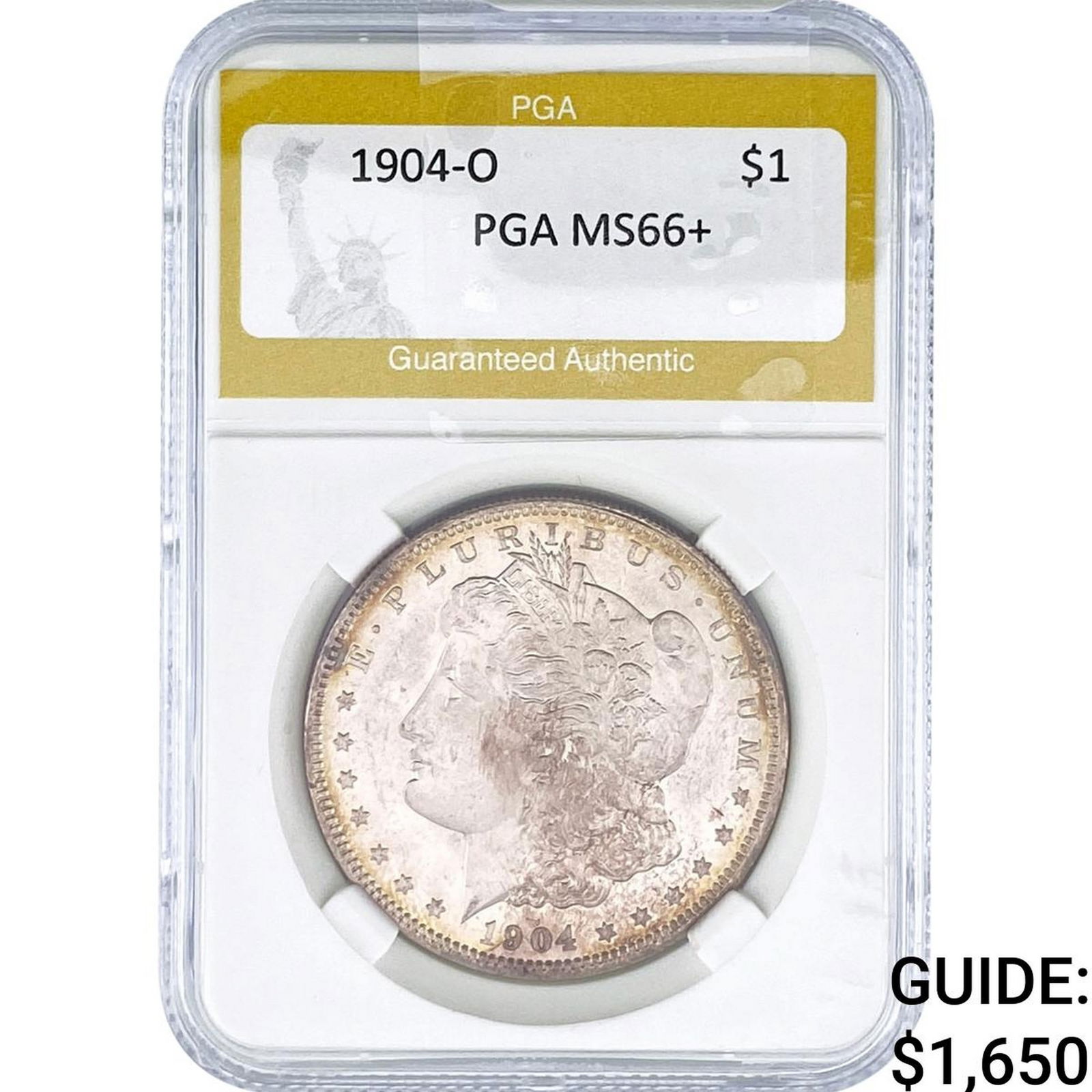 1904-O Morgan Silver Dollar PGA MS66+ (1 of 2)
