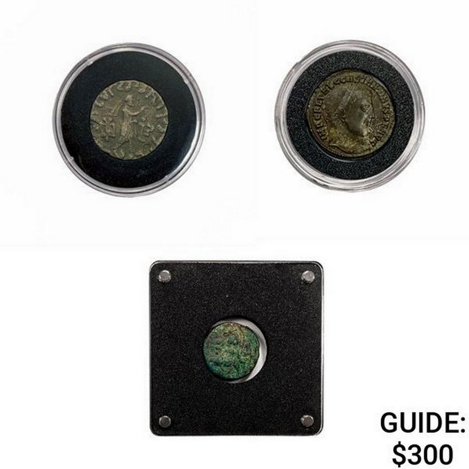 Varied Bronze Ancient Roman Coinage [3 Coins]: Varied Bronze Ancient Roman Coinage [3 Coins]