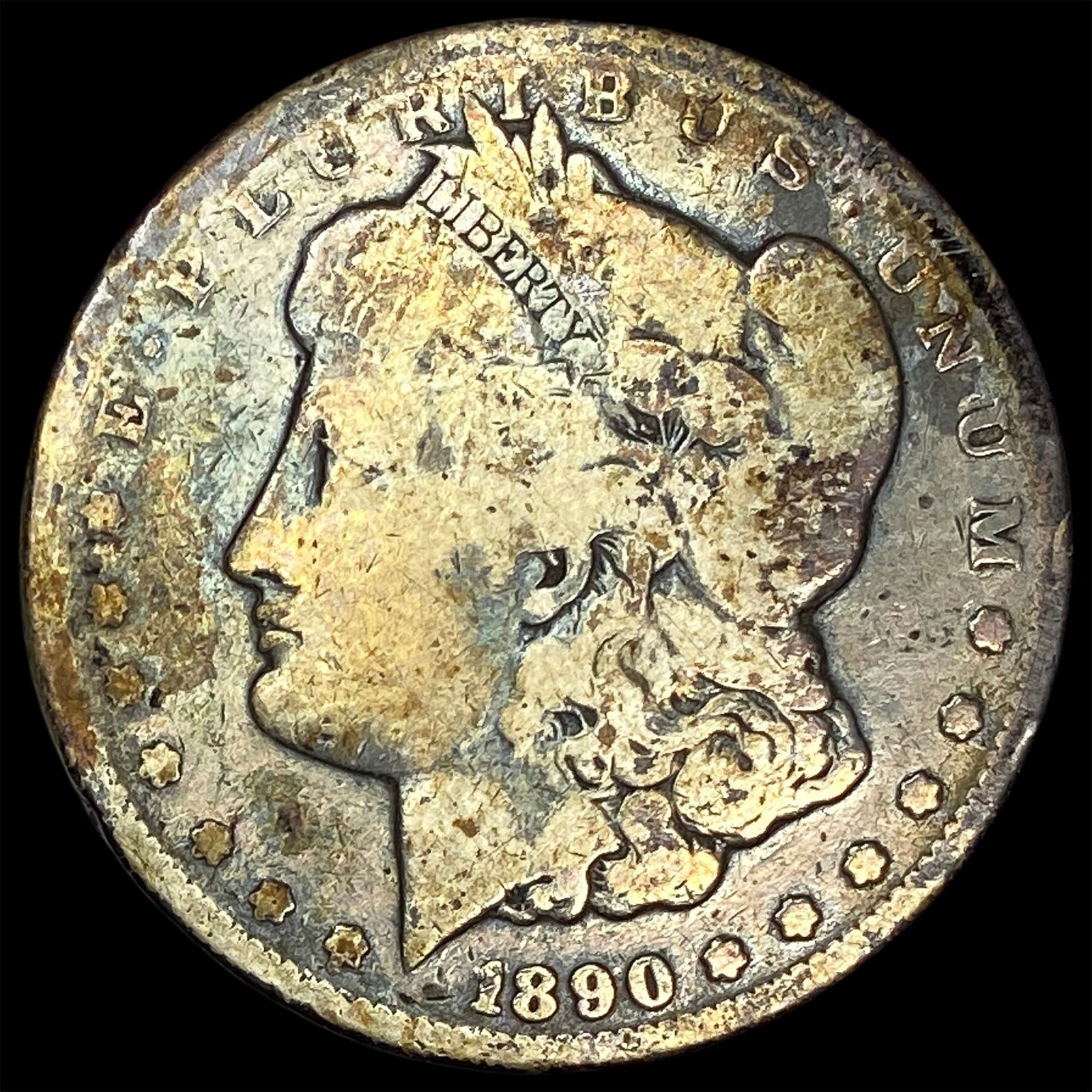 1890-CC Silver Morgan Dollar NICELY CIRCULATED: 1890-CC Silver Morgan Dollar NICELY CIRCULATED