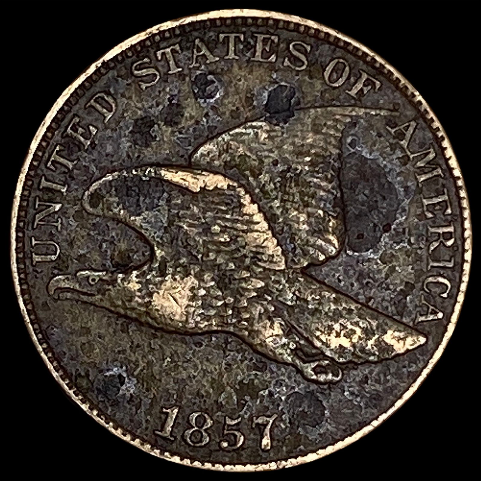 1857 Flying Eagle Cent HIGH GRADE: 1857 Flying Eagle Cent HIGH GRADE