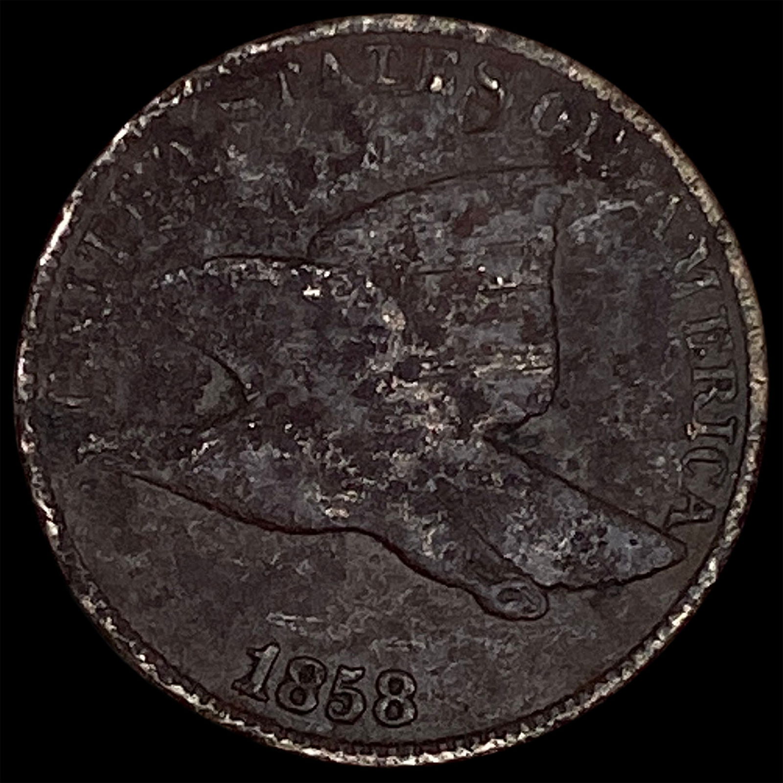 1858 Flying Eagle Cent NICELY CIRCULATED: 1858 Flying Eagle Cent NICELY CIRCULATED