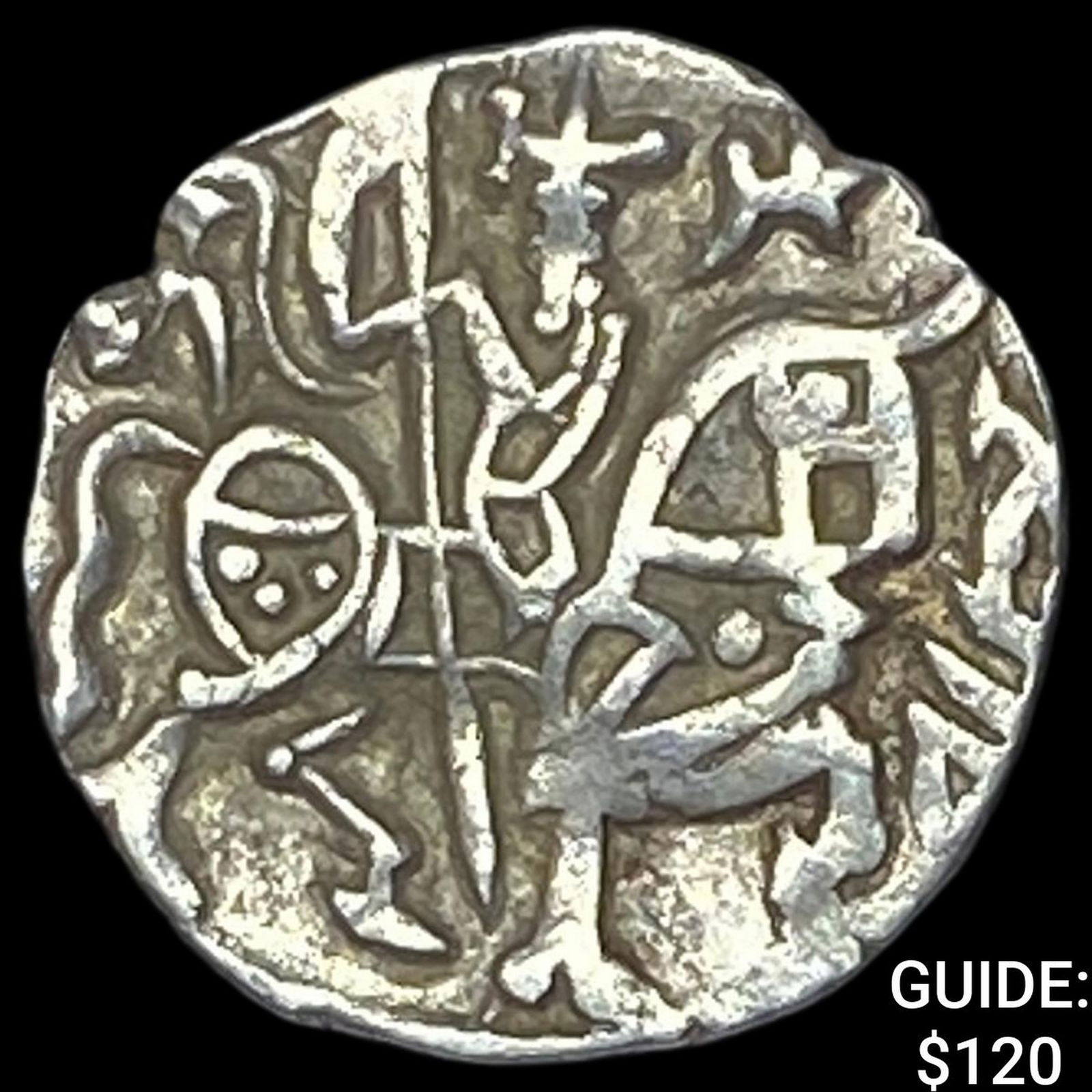 India Rajput 700-1000 Silver Jital NEARLY UNCIRCULATED: India Rajput 700-1000 Silver Jital NEARLY UNCIRCULATED