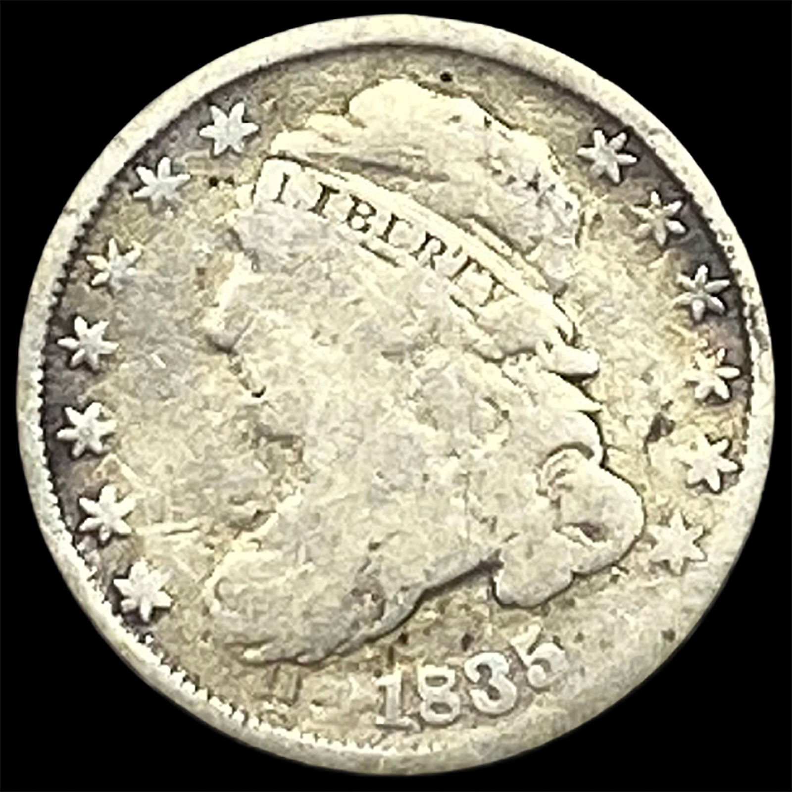 1835 Capped Bust Dime NICELY CIRCULATED (1 of 2)