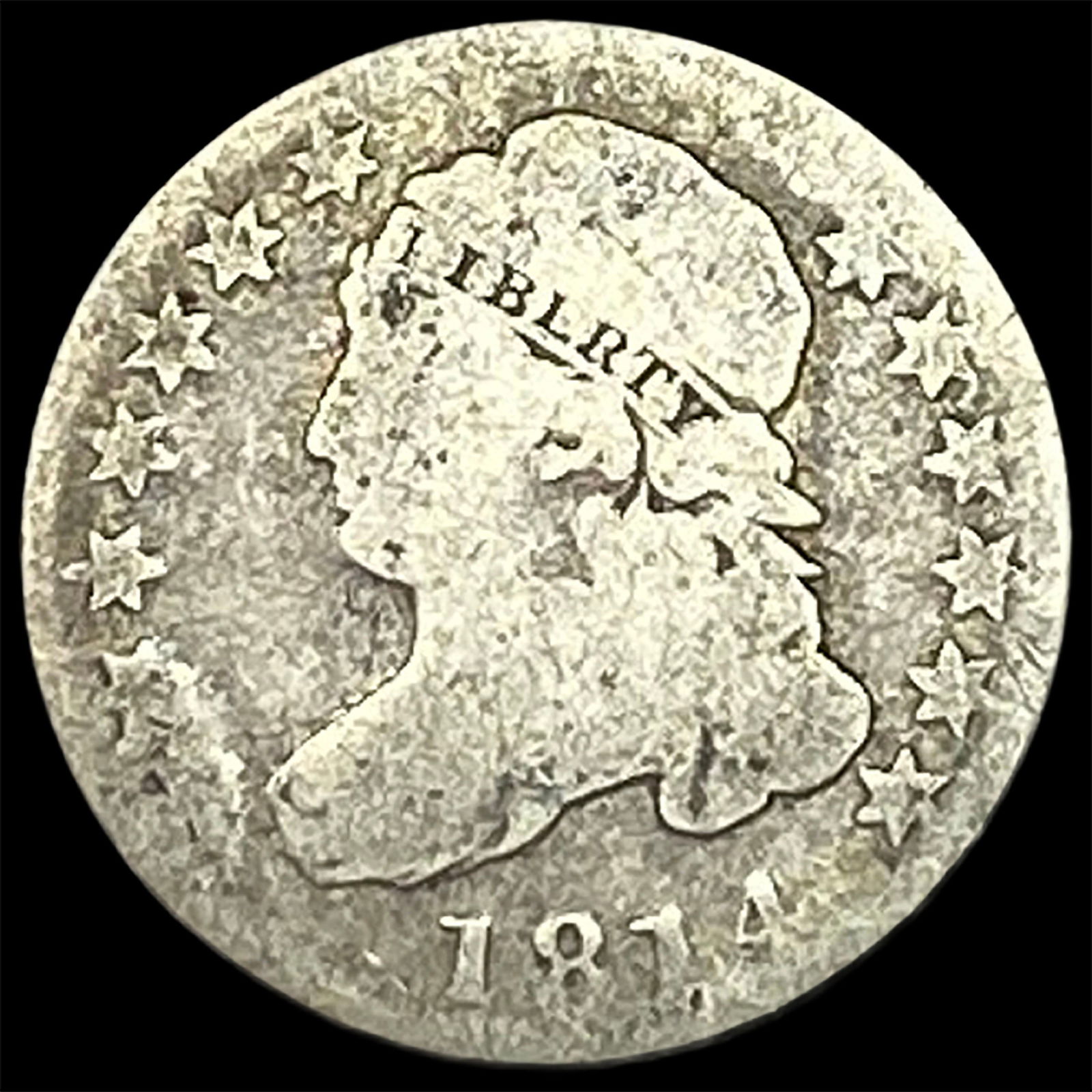 1814 Capped Bust Dime NICELY CIRCULATED (1 of 2)