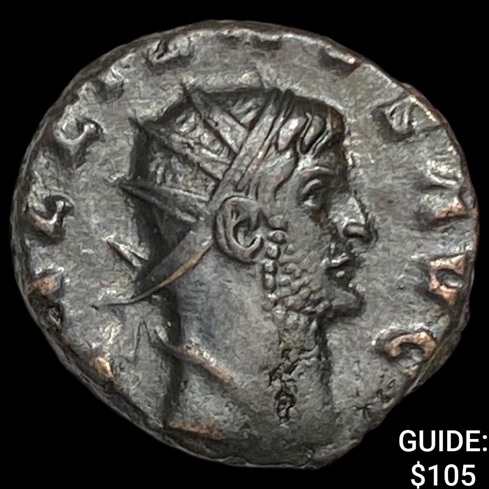 Roman Gallienus 253-268 AD BI Dbl Denarius CHOICE AU (1 of 2)