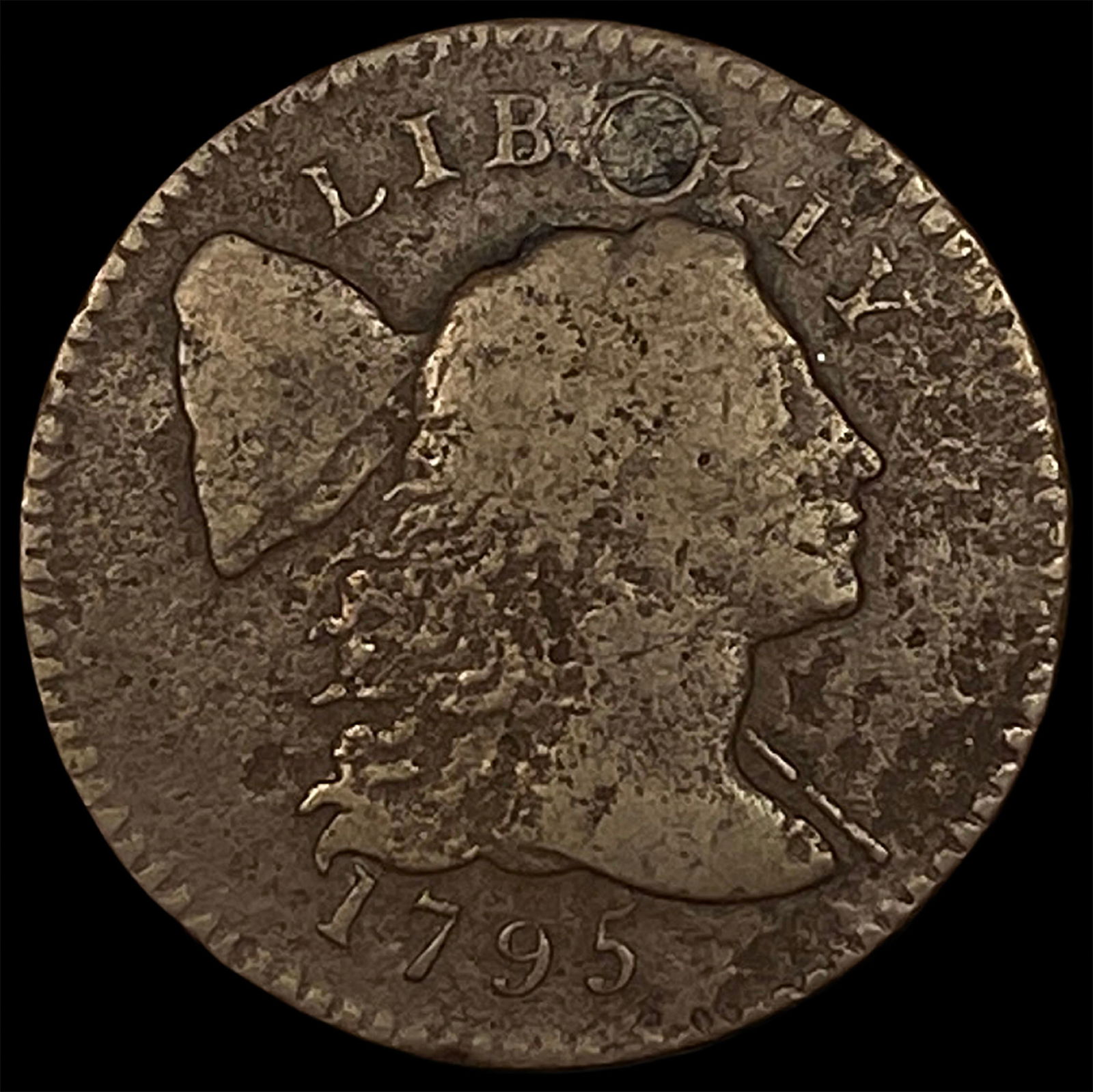 1795 Liberty Cap Large Cent LIGHTLY CIRCULATED: 1795 Liberty Cap Large Cent LIGHTLY CIRCULATED
