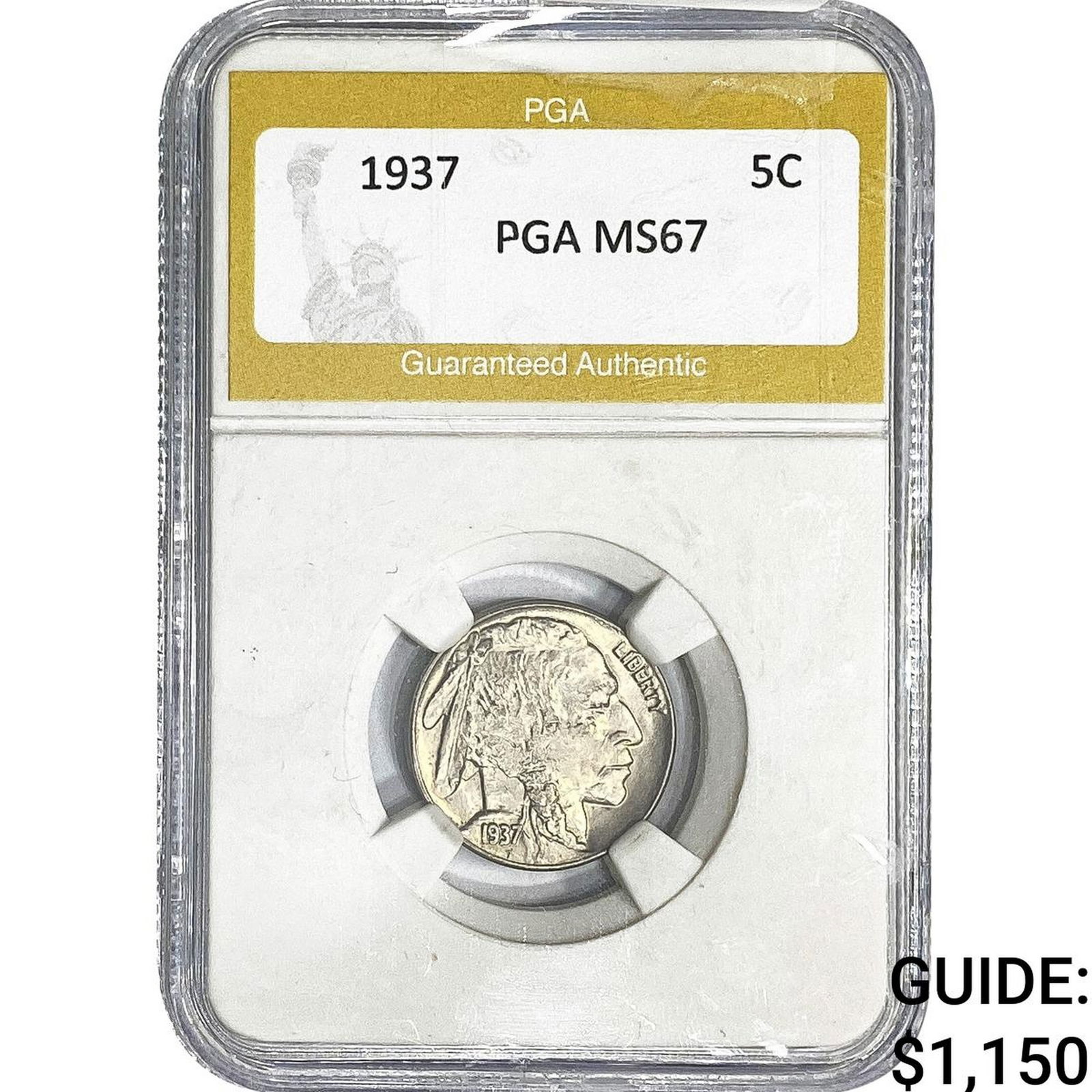 1937 Buffalo Nickel PGA MS67 (1 of 2)