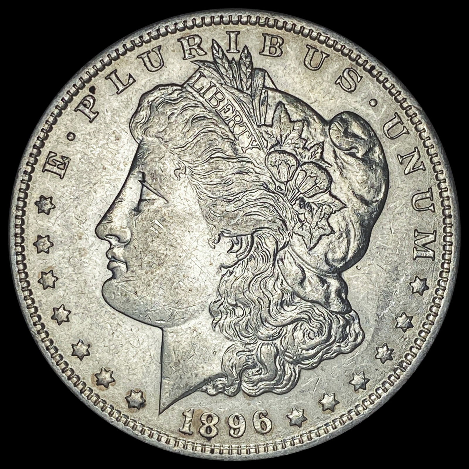 1896-O Silver Morgan Dollar CLOSELY UNCIRCULATED (1 of 2)