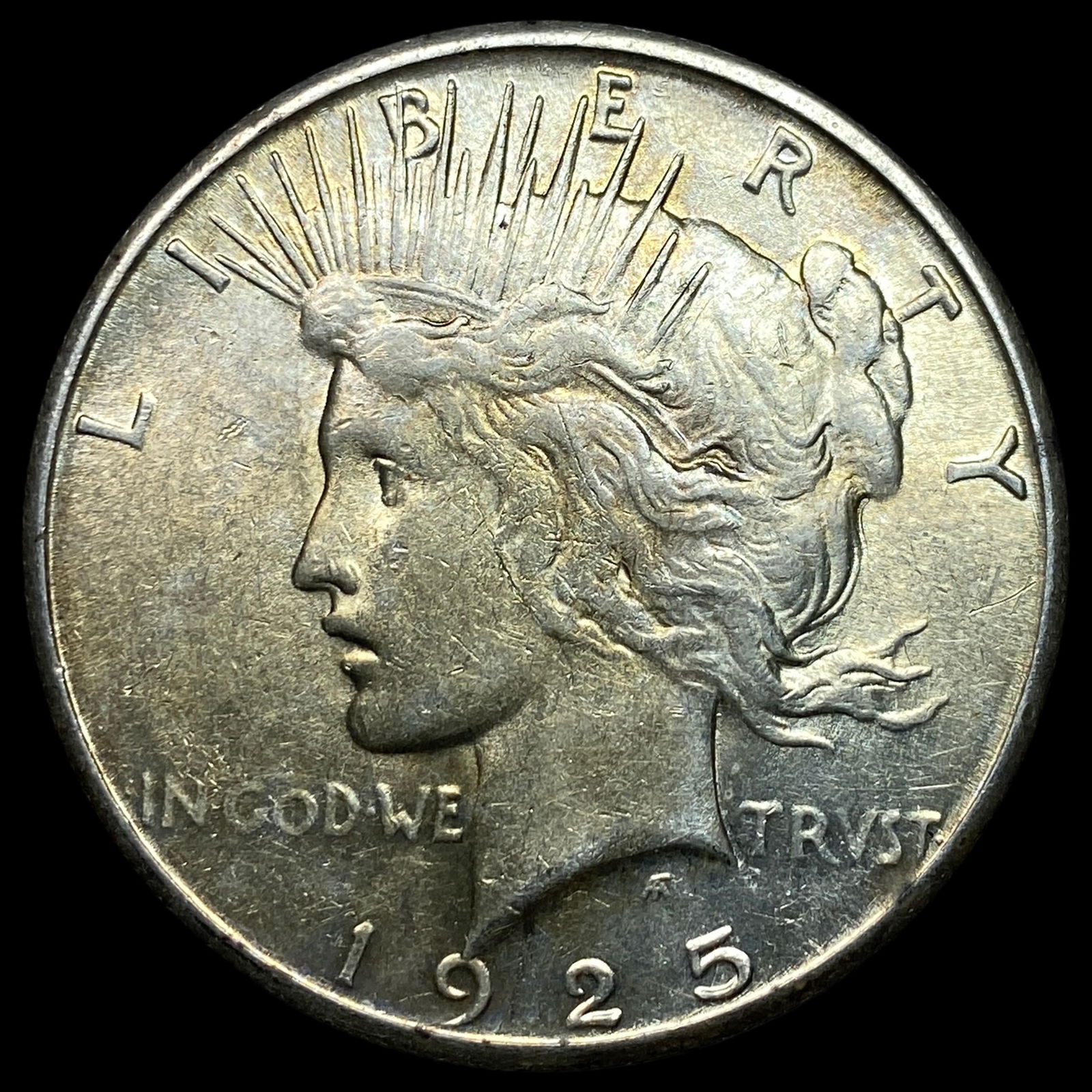 1925-S Silver Peace Dollar CLOSELY UNCIRCULATED: 1925-S Silver Peace Dollar CLOSELY UNCIRCULATED