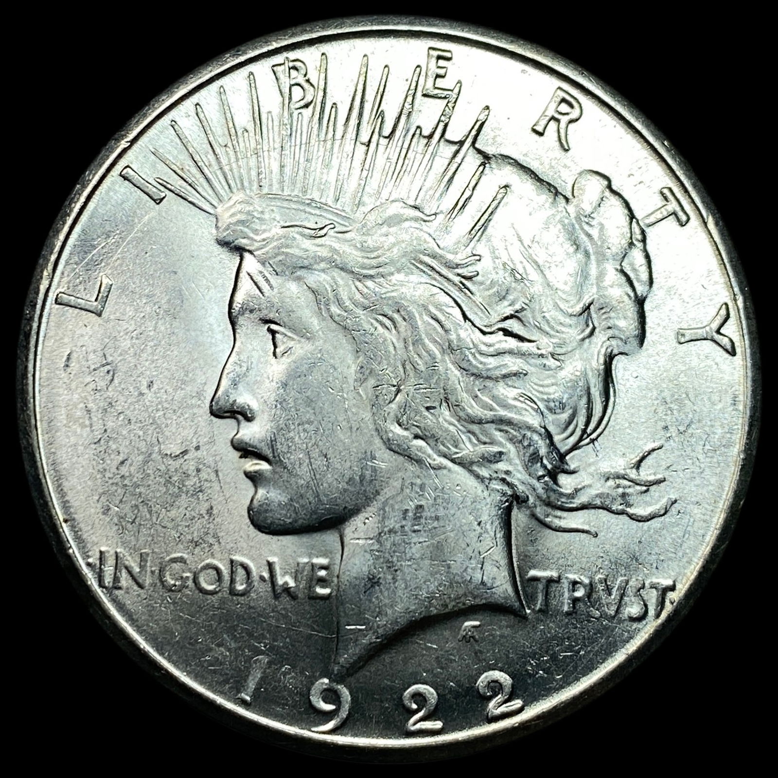 1922-S Silver Peace Dollar UNCIRCULATED: 1922-S Silver Peace Dollar UNCIRCULATED
