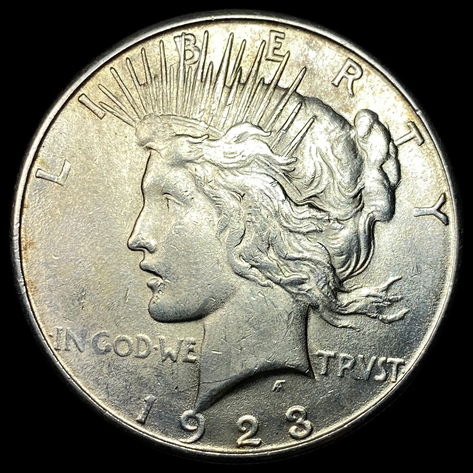 1923-S Silver Peace Dollar CLOSELY UNCIRCULATED (1 of 2)