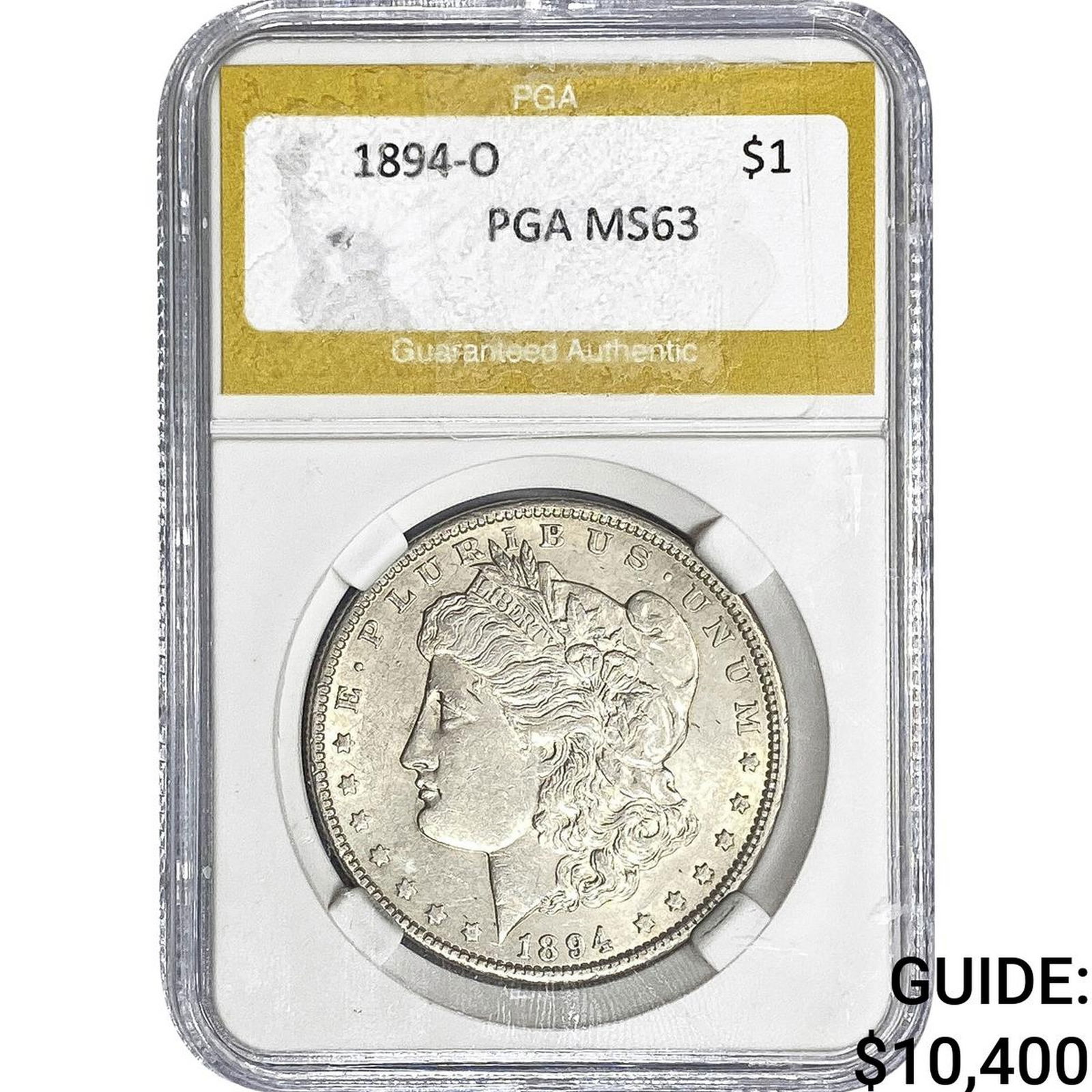 1894-O Morgan Silver Dollar PGA MS63 (1 of 2)