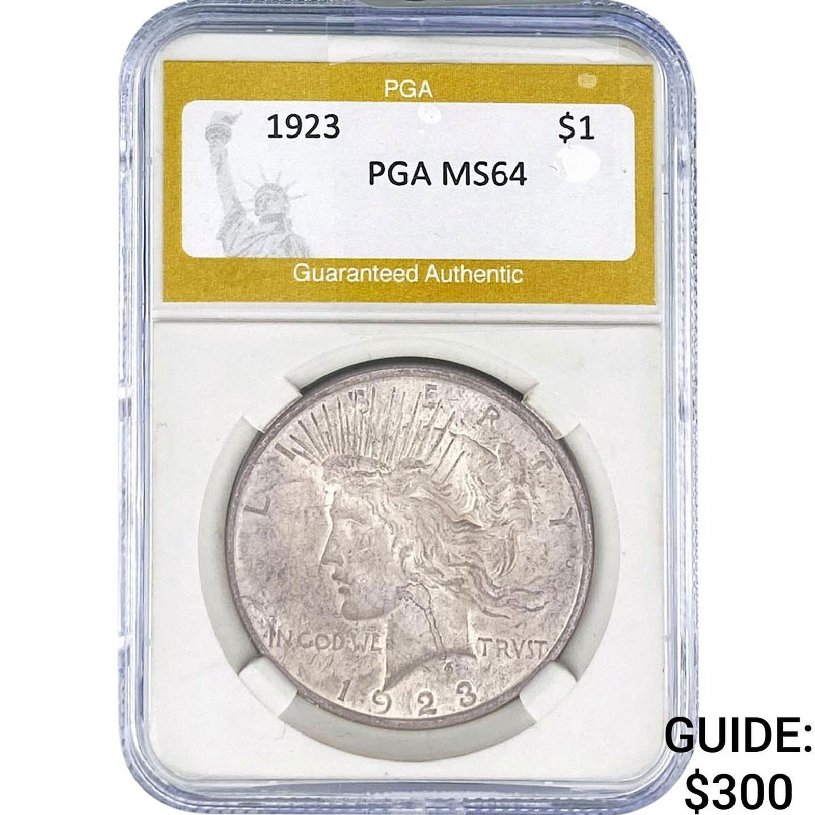 1923 Silver Peace Dollar PGA MS64 (1 of 2)